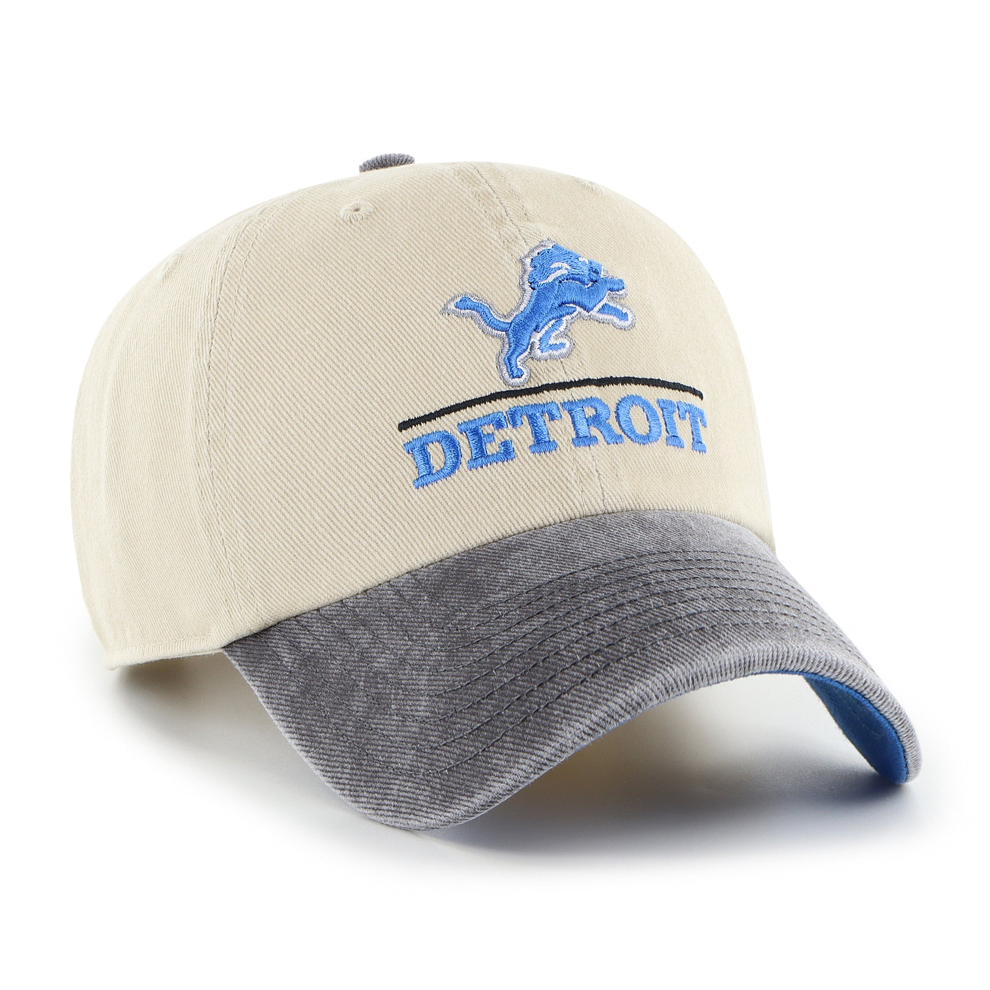 DETROIT LIONS LOGO LINE TWO TONE '47 CLEAN UP