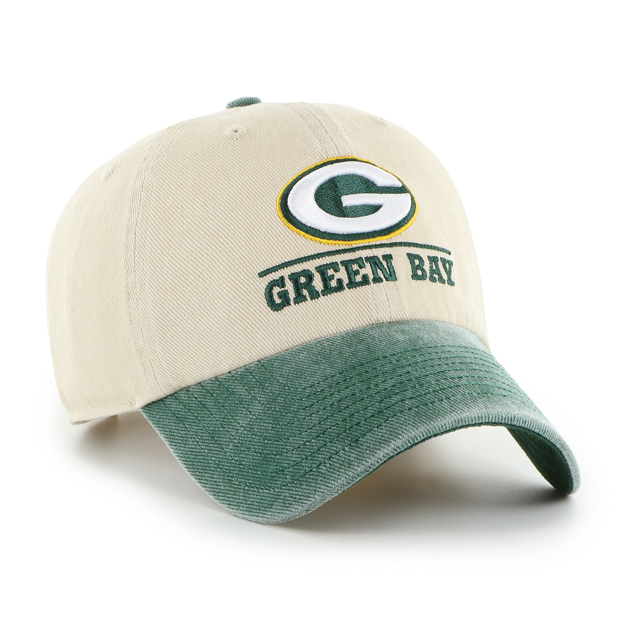 GREEN BAY PACKERS LOGO LINE TWO TONE '47 CLEAN UP