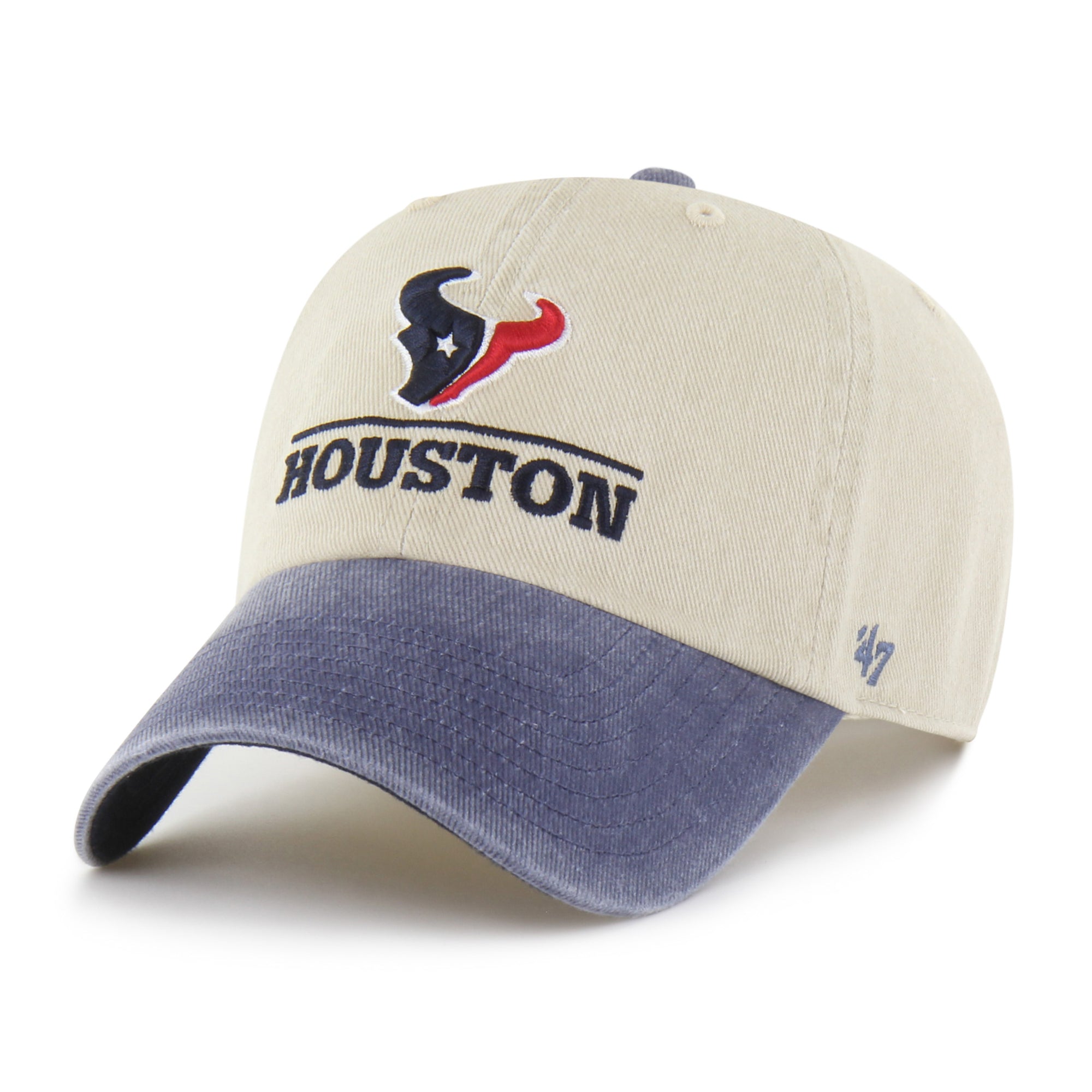HOUSTON TEXANS LOGO LINE TWO TONE '47 CLEAN UP