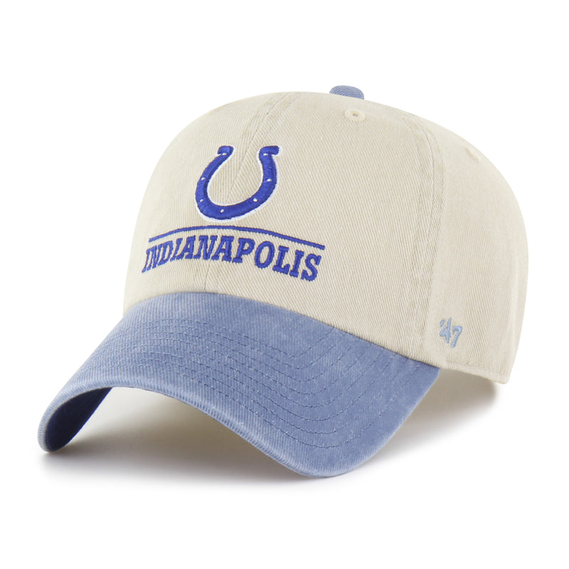 INDIANAPOLIS COLTS LOGO LINE TWO TONE '47 CLEAN UP