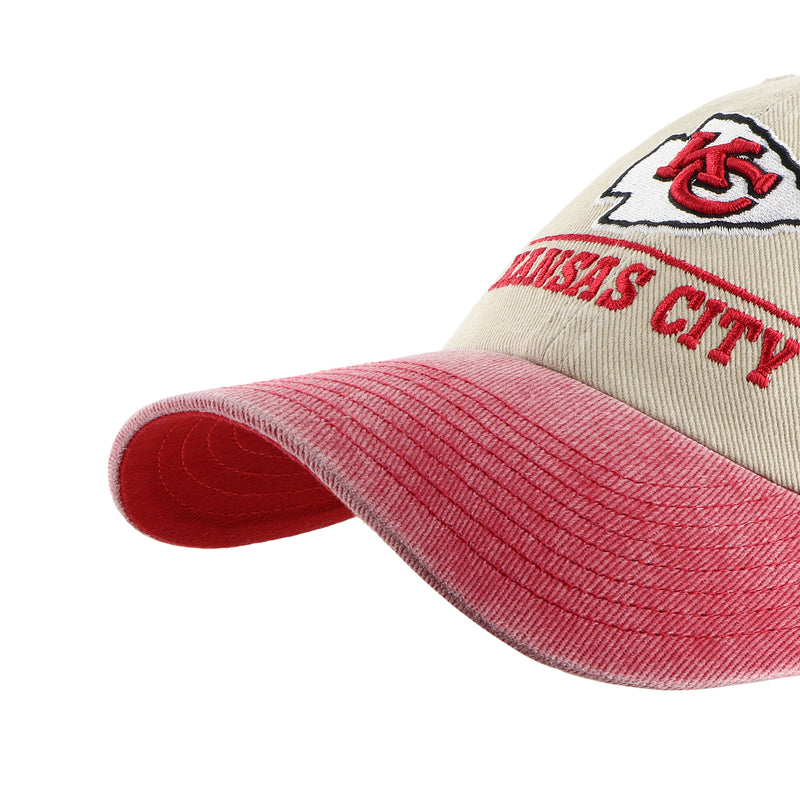 KANSAS CITY CHIEFS LOGO LINE TWO TONE '47 CLEAN UP