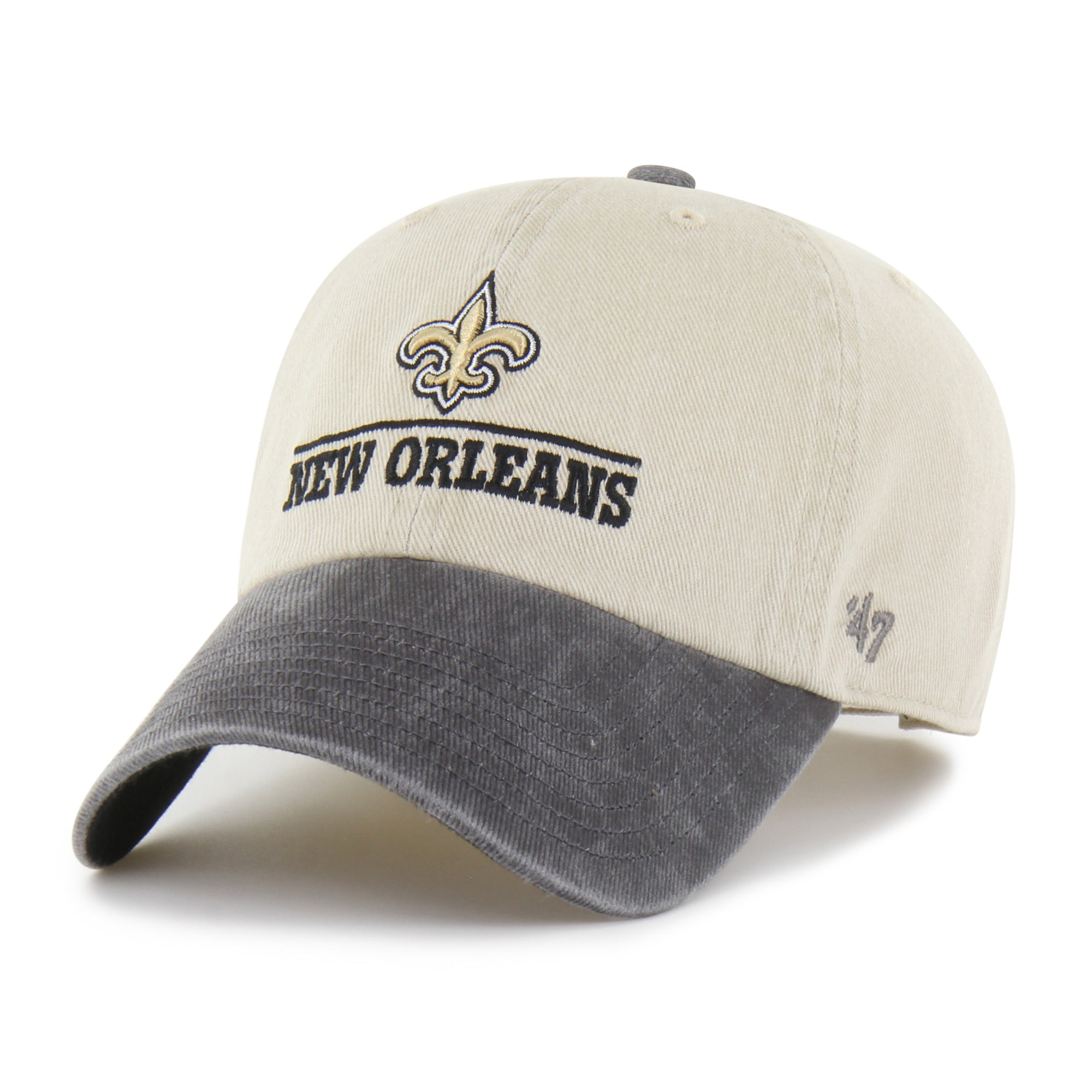 NEW ORLEANS SAINTS LOGO LINE TWO TONE '47 CLEAN UP