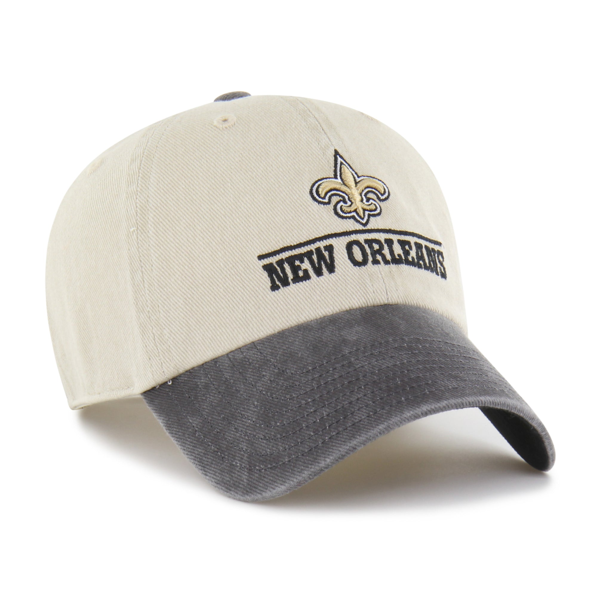 NEW ORLEANS SAINTS LOGO LINE TWO TONE '47 CLEAN UP