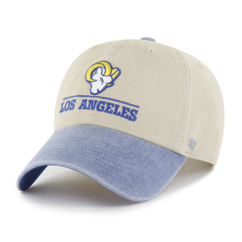 LOS ANGELES RAMS LOGO LINE TWO TONE '47 CLEAN UP