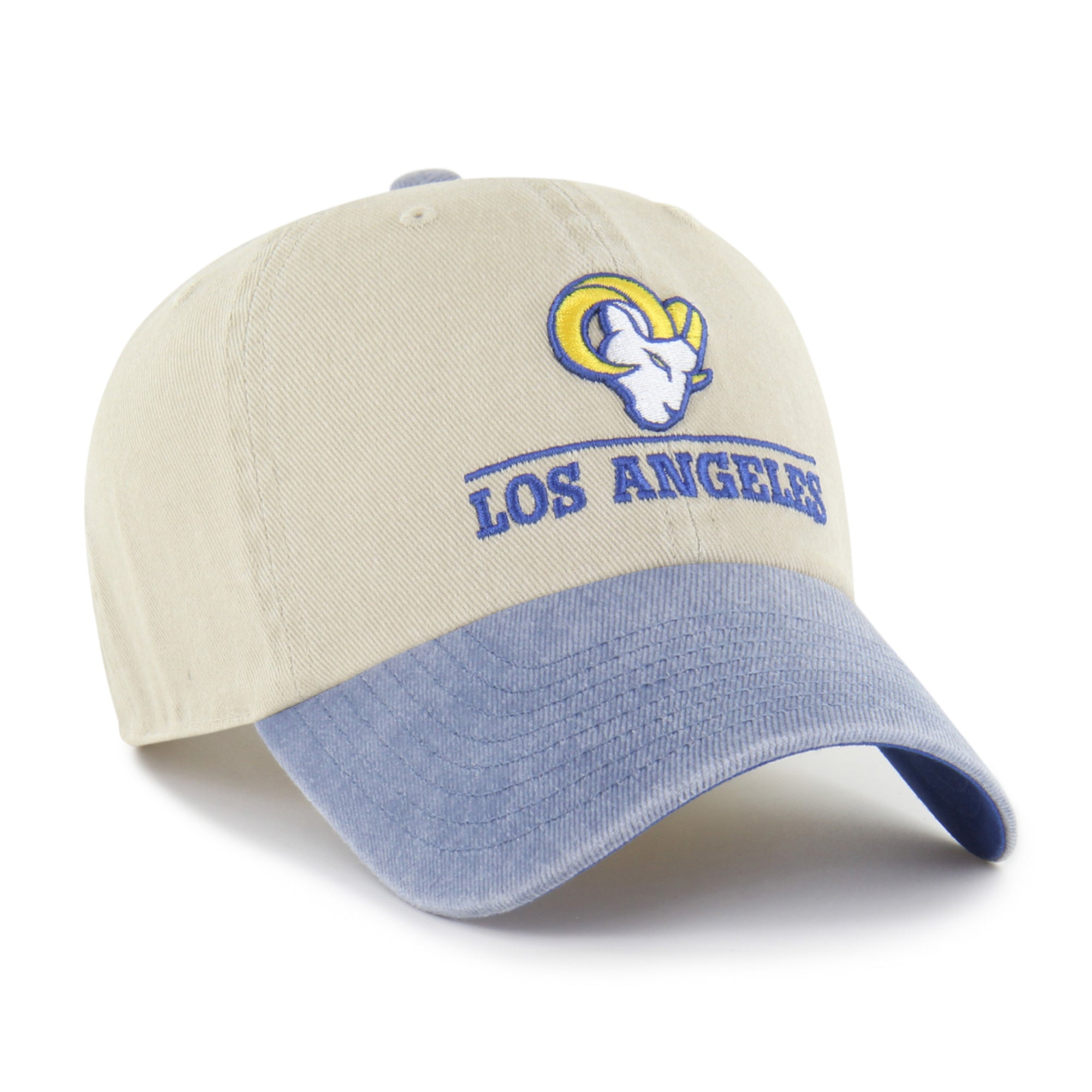 LOS ANGELES RAMS LOGO LINE TWO TONE '47 CLEAN UP