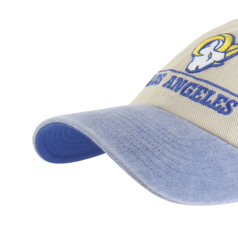 LOS ANGELES RAMS LOGO LINE TWO TONE '47 CLEAN UP