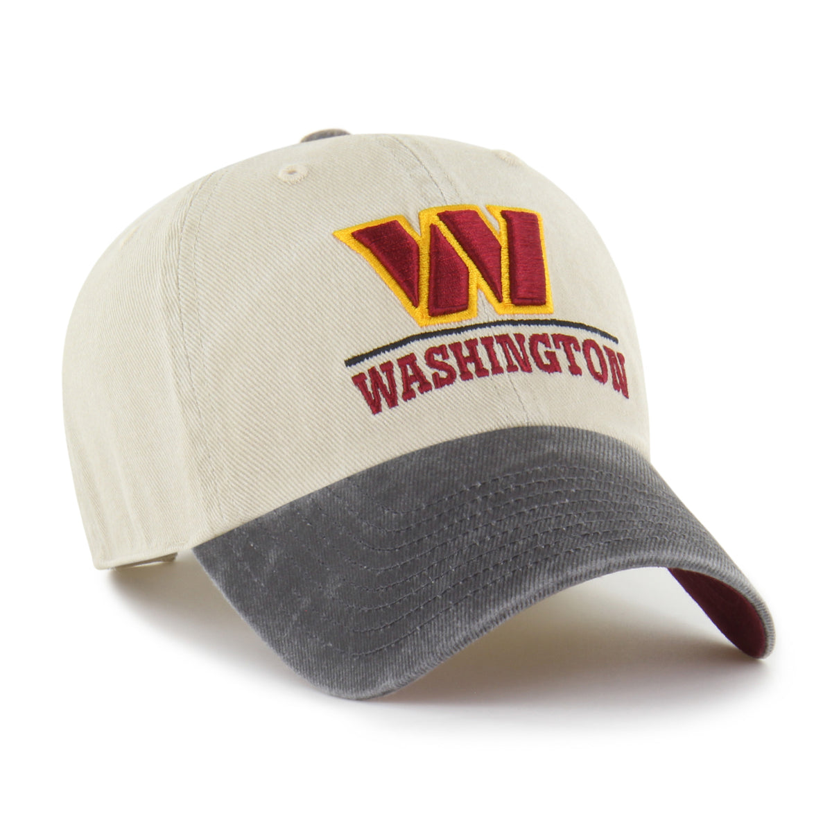 WASHINGTON COMMANDERS LOGO LINE TWO TONE '47 CLEAN UP