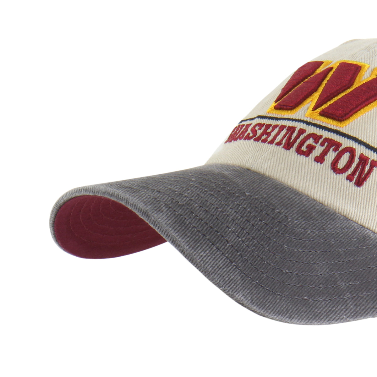 WASHINGTON COMMANDERS LOGO LINE TWO TONE '47 CLEAN UP