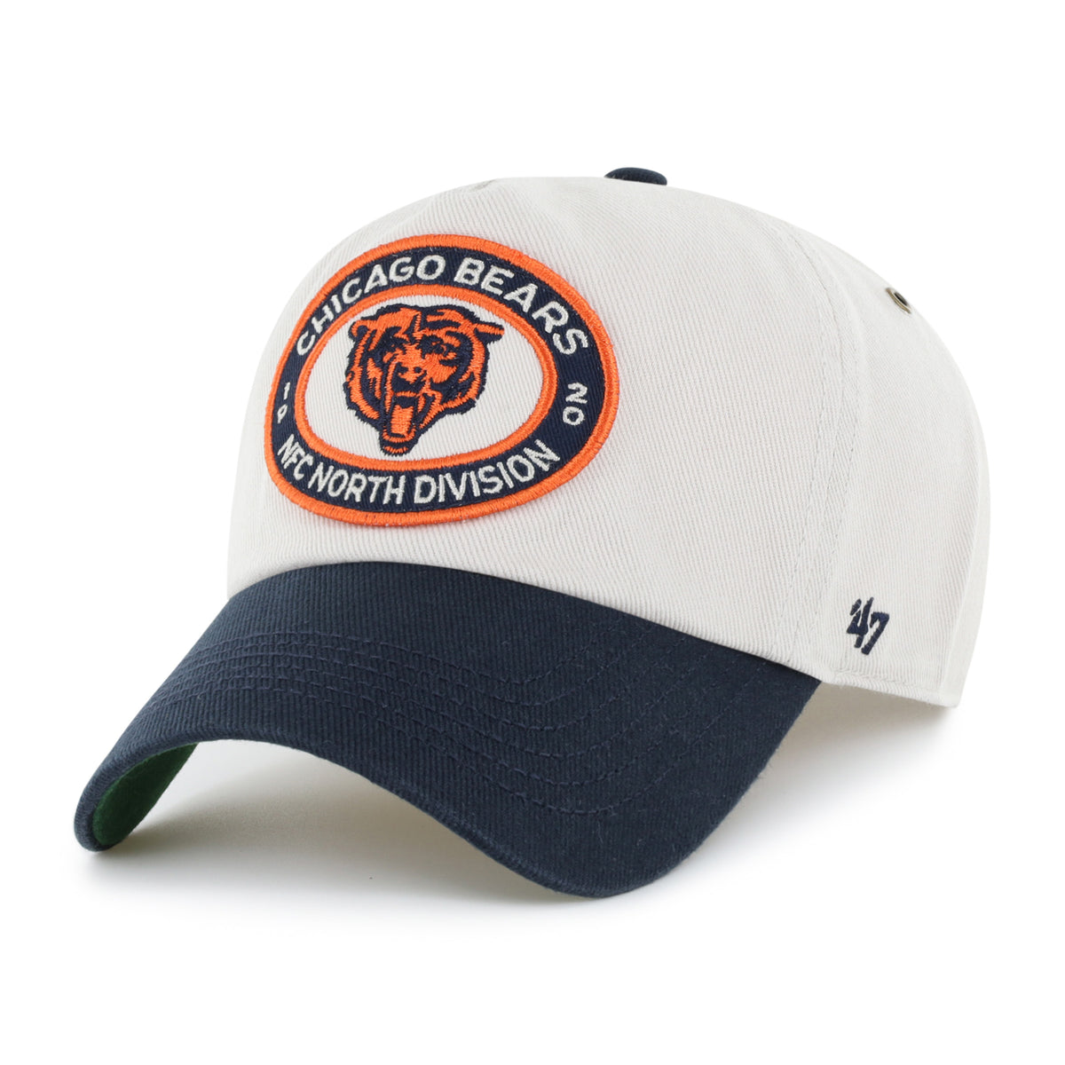 CHICAGO BEARS OVAL STACK '47 CLEAN UP PINCH FRONT