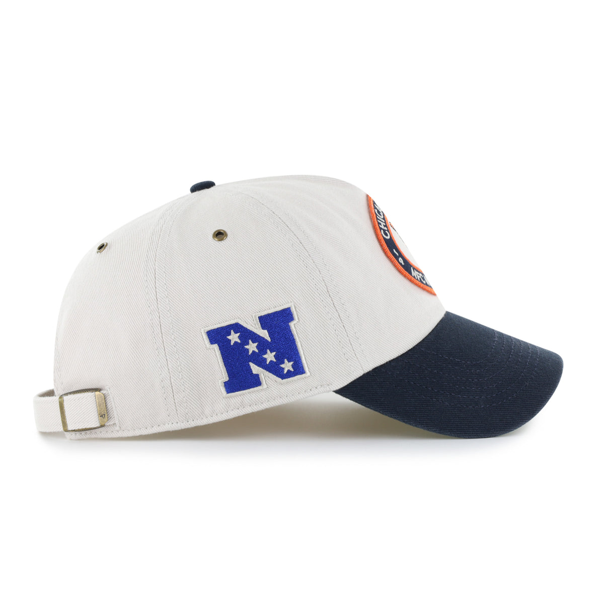 CHICAGO BEARS OVAL STACK '47 CLEAN UP PINCH FRONT