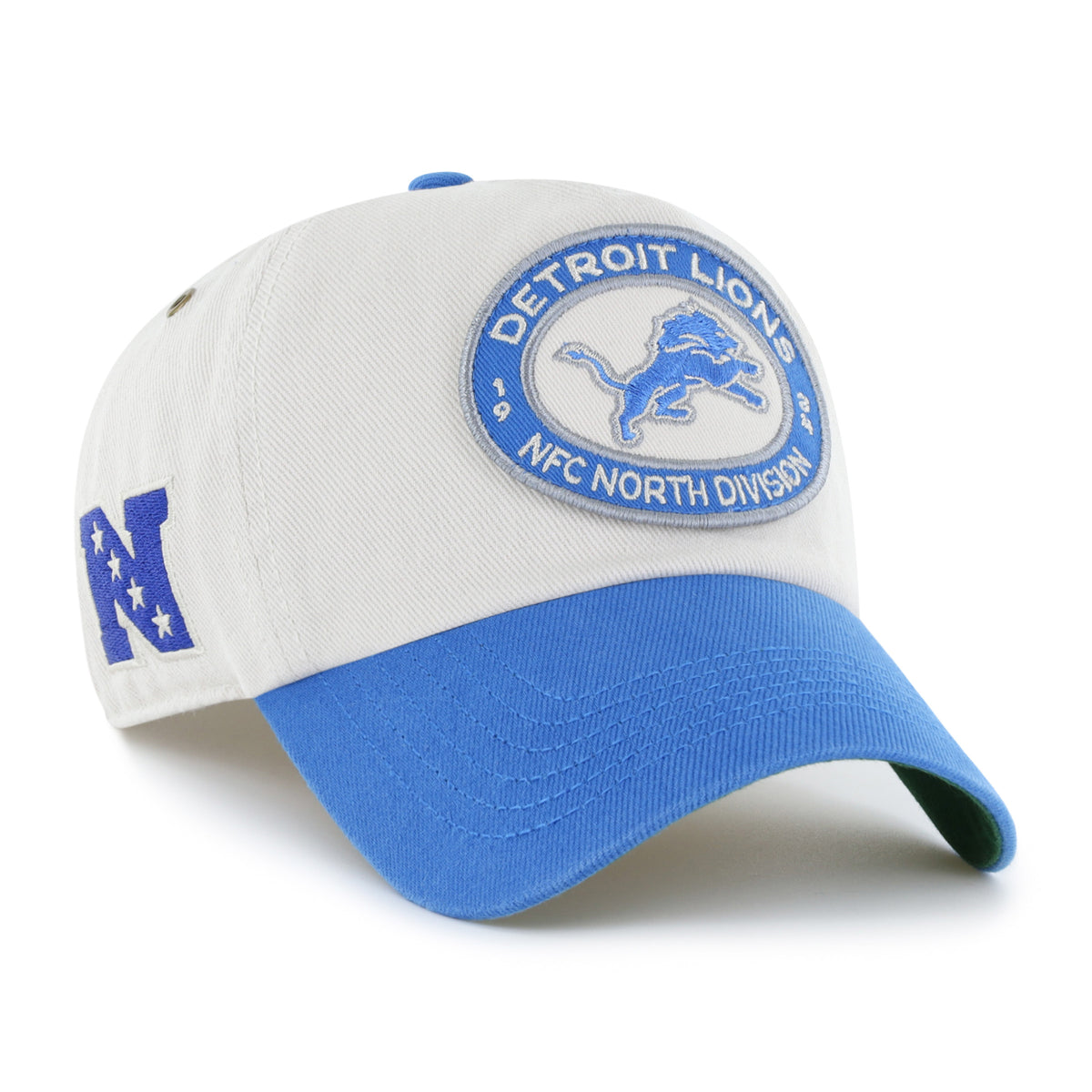 DETROIT LIONS OVAL STACK '47 CLEAN UP PINCH FRONT