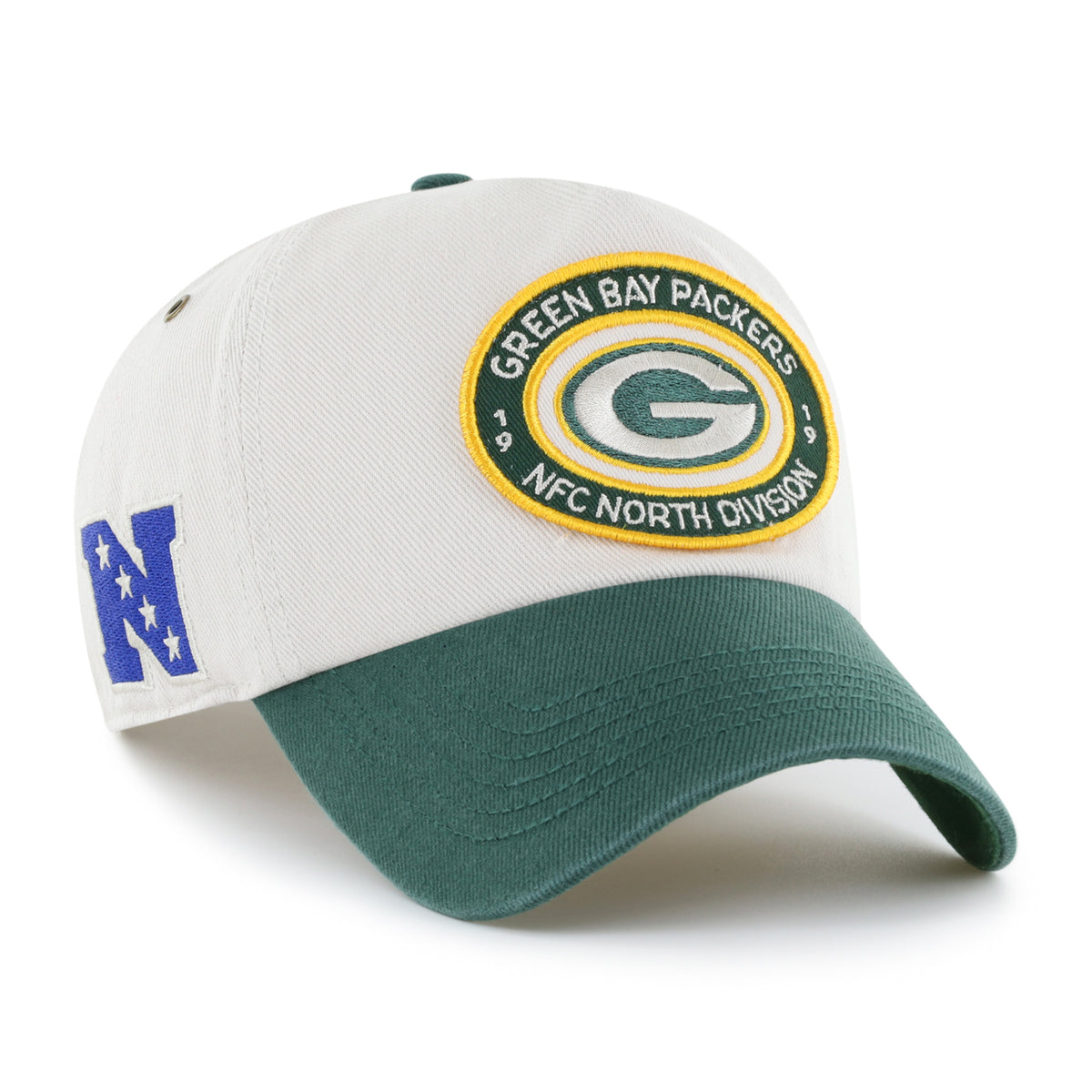 GREEN BAY PACKERS OVAL STACK '47 CLEAN UP PINCH FRONT