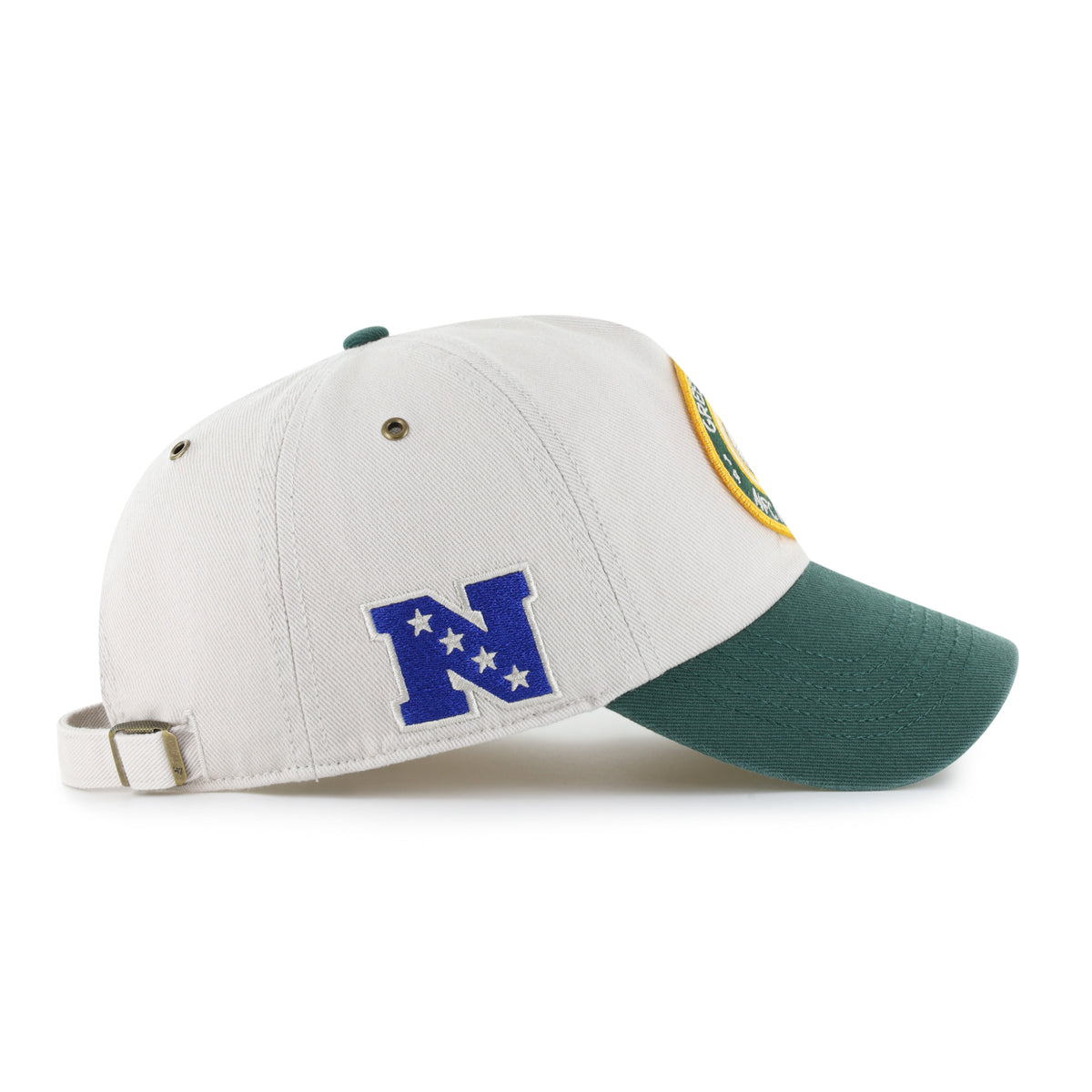 GREEN BAY PACKERS OVAL STACK '47 CLEAN UP PINCH FRONT