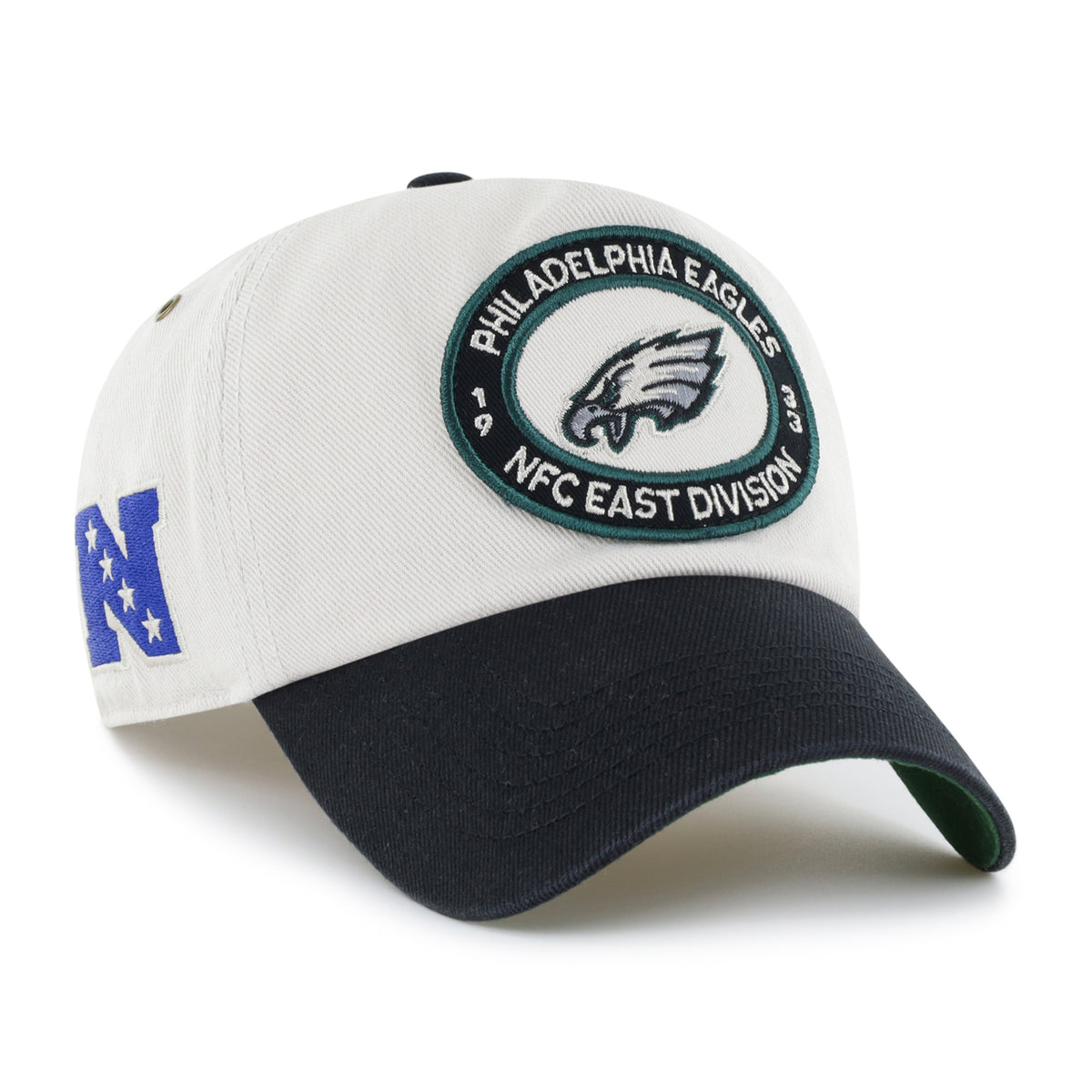 PHILADELPHIA EAGLES OVAL STACK '47 CLEAN UP PINCH FRONT