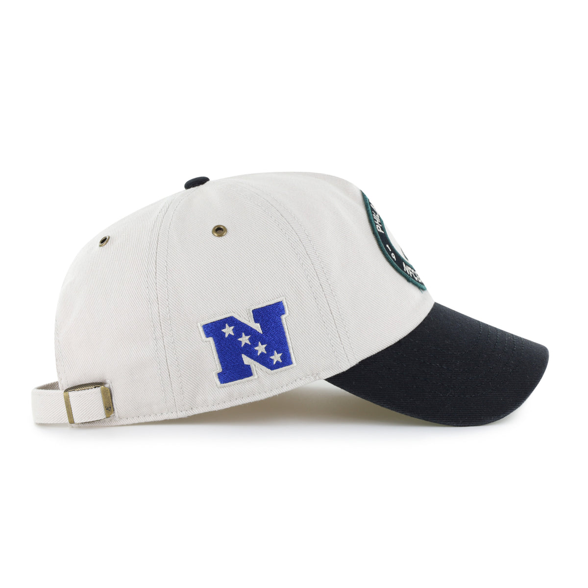 PHILADELPHIA EAGLES OVAL STACK '47 CLEAN UP PINCH FRONT