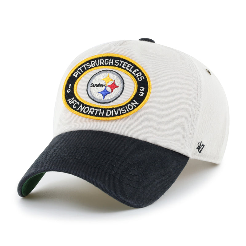PITTSBURGH STEELERS OVAL STACK '47 CLEAN UP PINCH FRONT