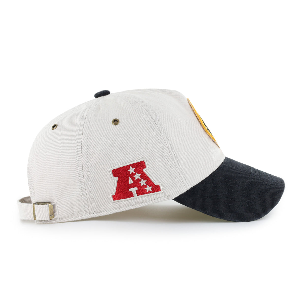 PITTSBURGH STEELERS OVAL STACK '47 CLEAN UP PINCH FRONT