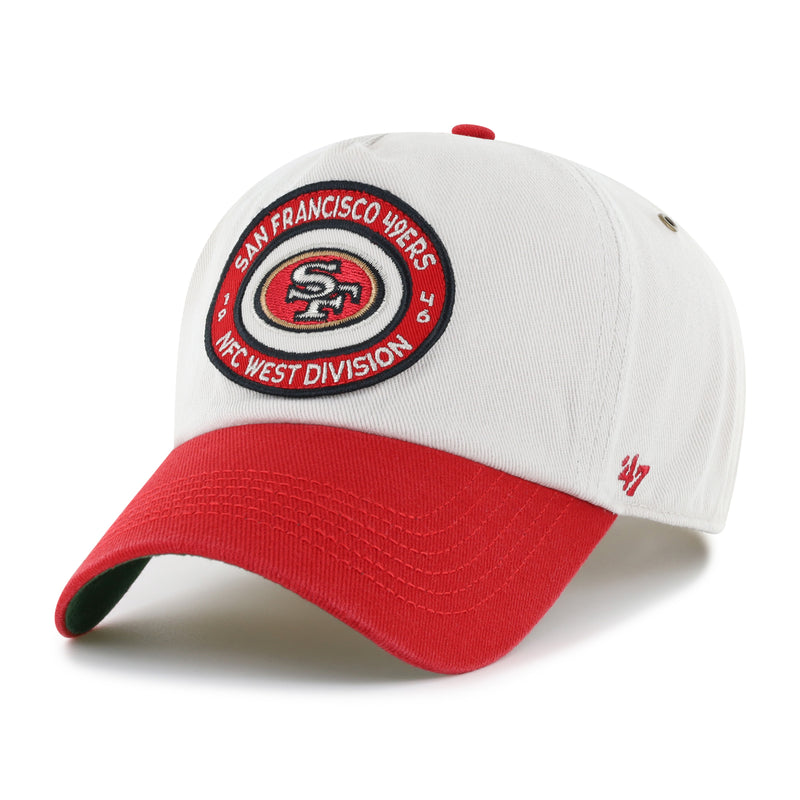 SAN FRANCISCO 49ERS OVAL STACK '47 CLEAN UP PINCH FRONT