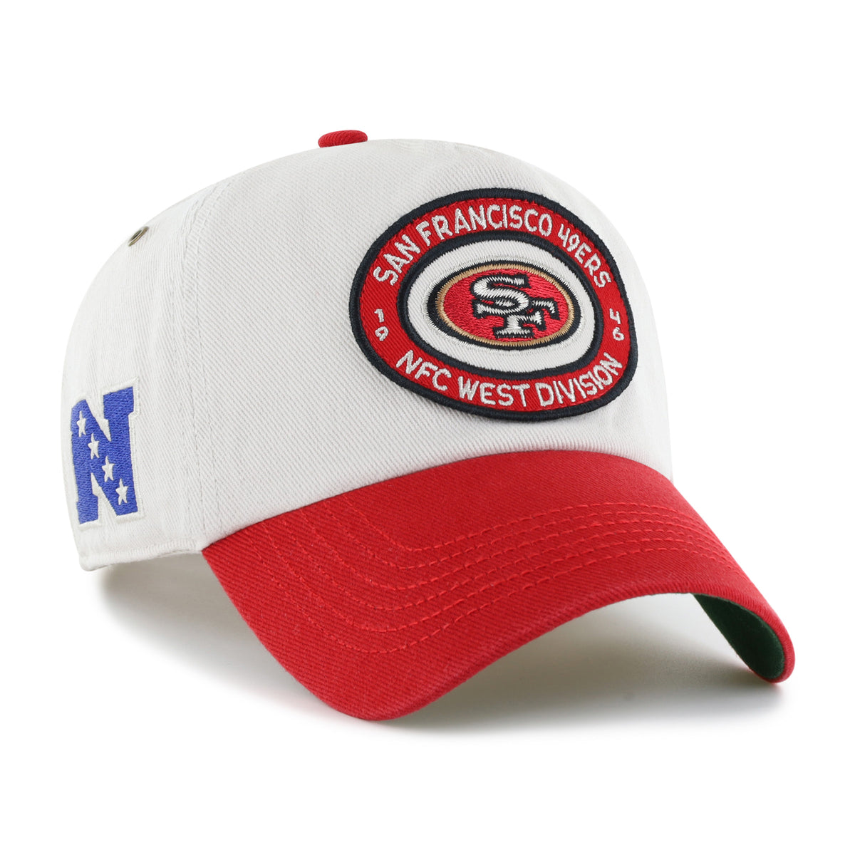 SAN FRANCISCO 49ERS OVAL STACK '47 CLEAN UP PINCH FRONT