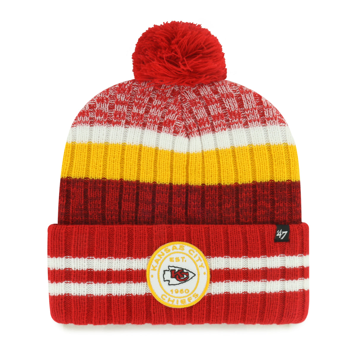 KANSAS CITY CHIEFS QUIVER '47 CUFF KNIT
