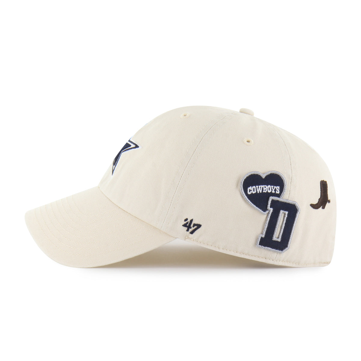DALLAS COWBOYS BADGES '47 CLEAN UP