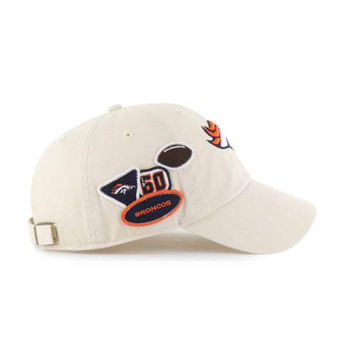 DENVER BRONCOS BADGES '47 CLEAN UP