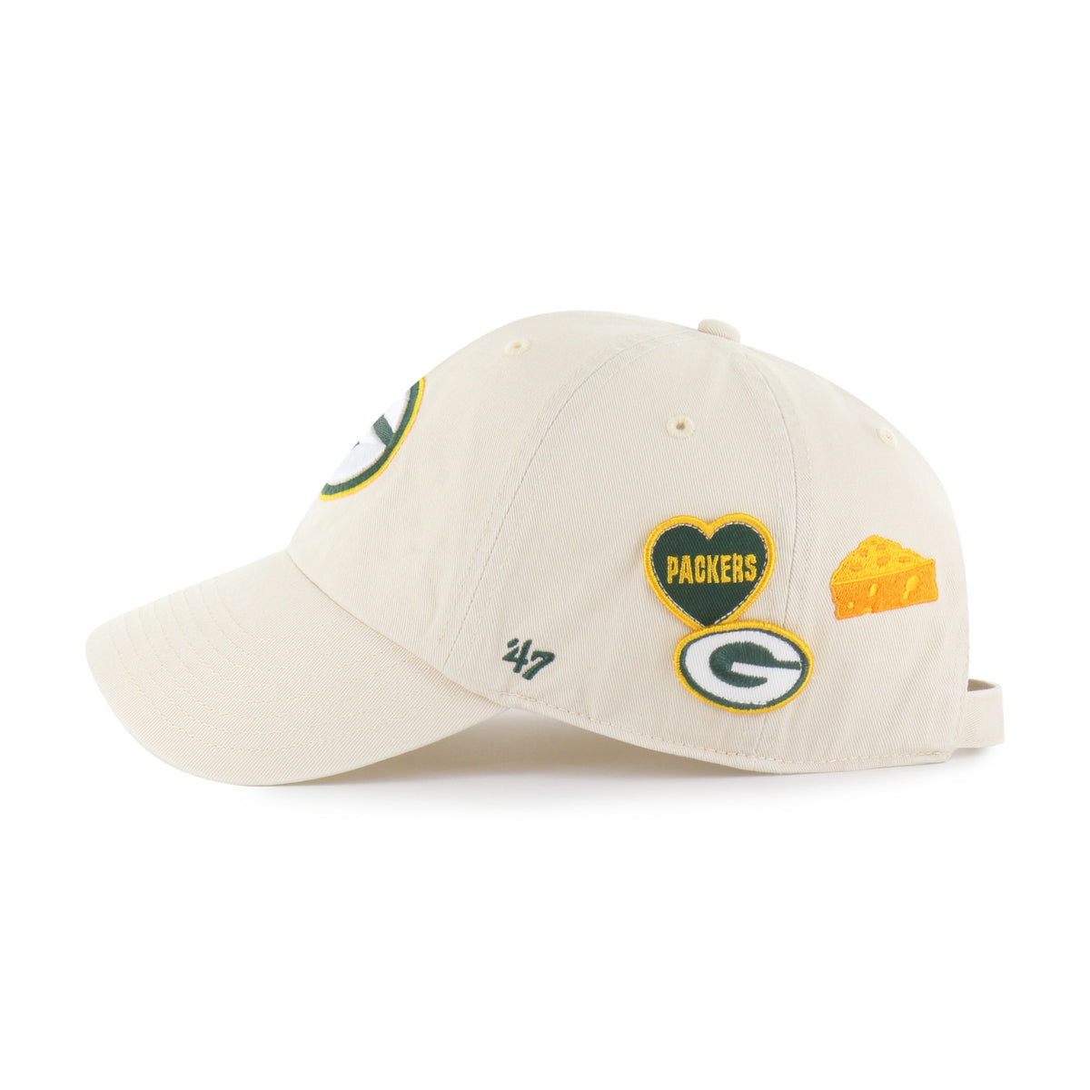 GREEN BAY PACKERS BADGES '47 CLEAN UP