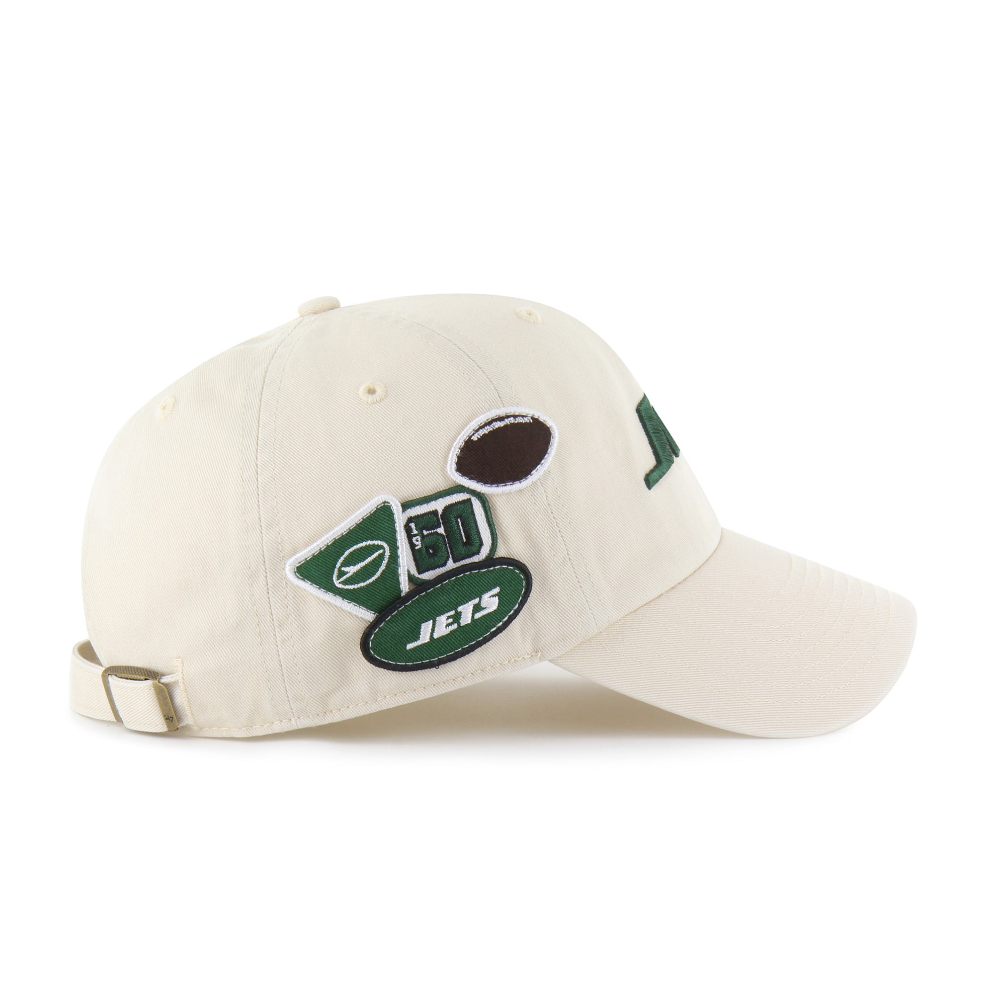 NEW YORK JETS BADGES '47 CLEAN UP