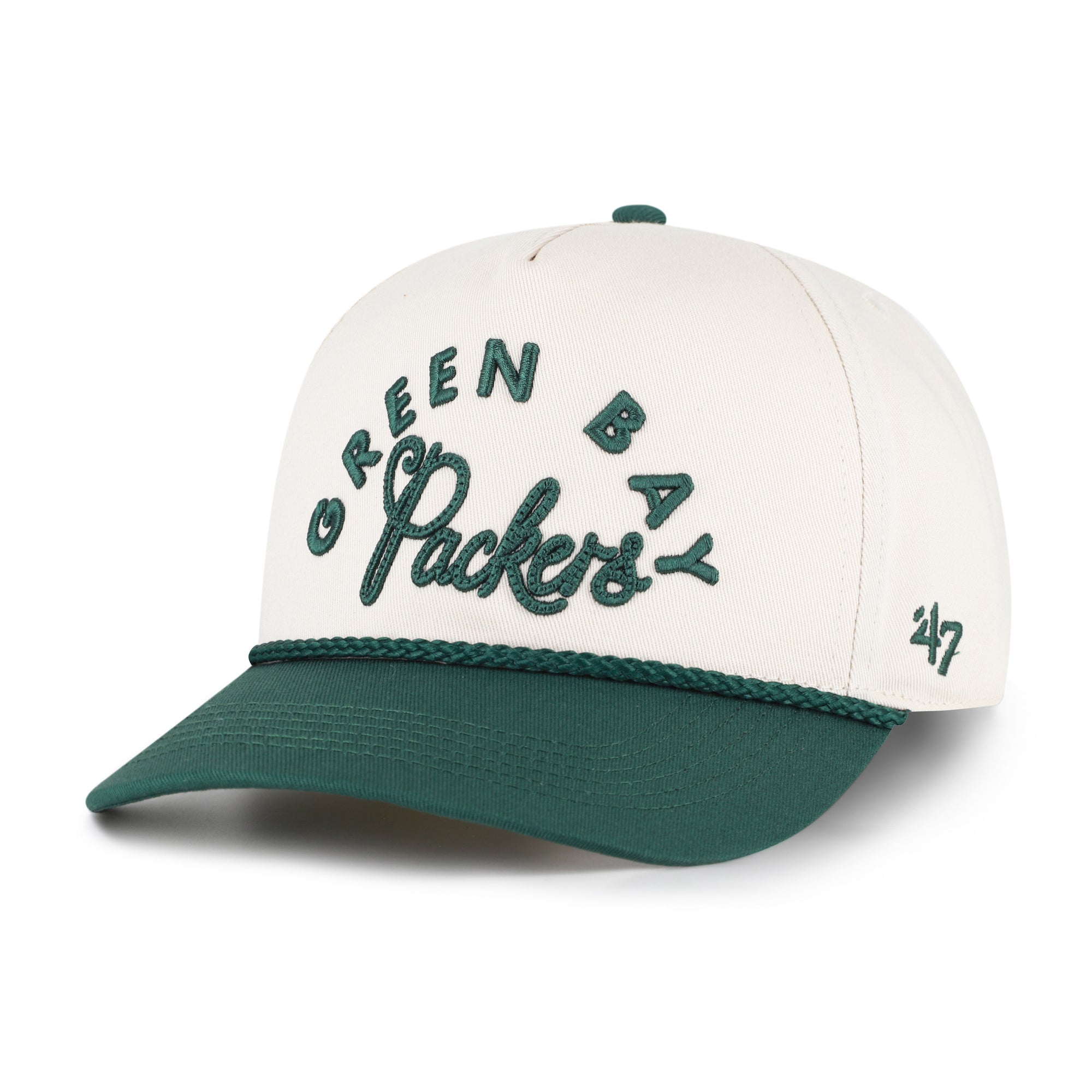 GREEN BAY PACKERS ROPE SCRIPT '47 WOMEN'S HITCH RF RELAXED FIT