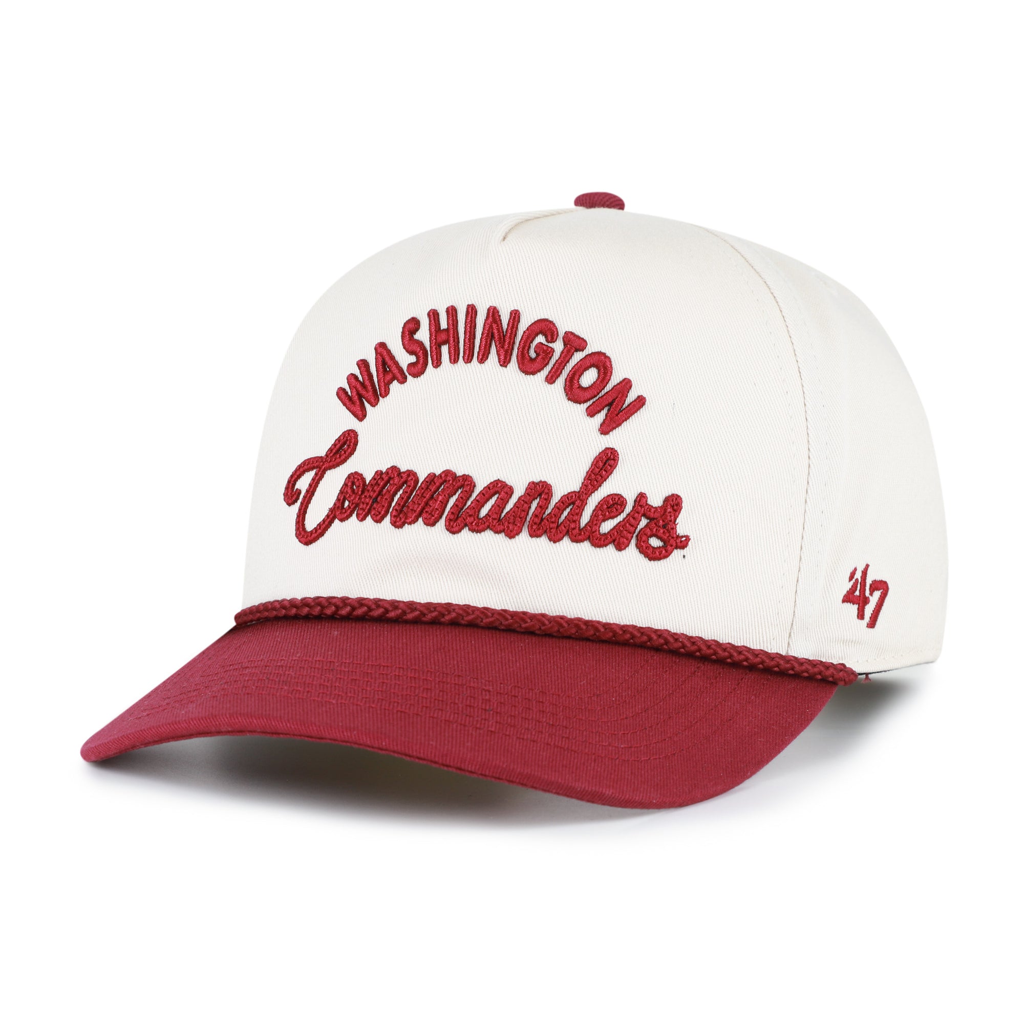 WASHINGTON COMMANDERS ROPE SCRIPT '47 WOMEN'S HITCH RF RELAXED FIT