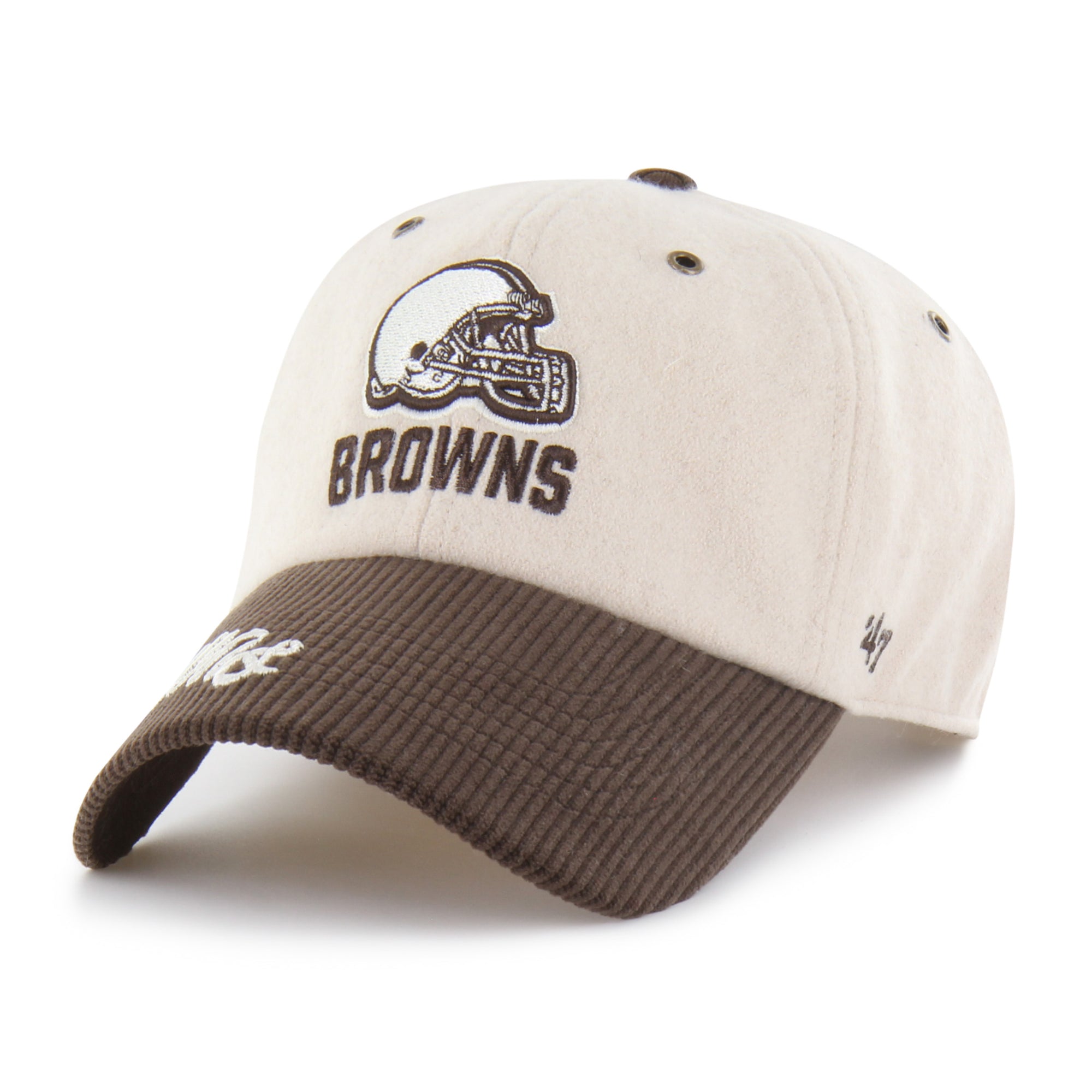 CLEVELAND BROWNS ROPE SCRIPT TWO TONE '47 WOMEN'S CLEAN UP