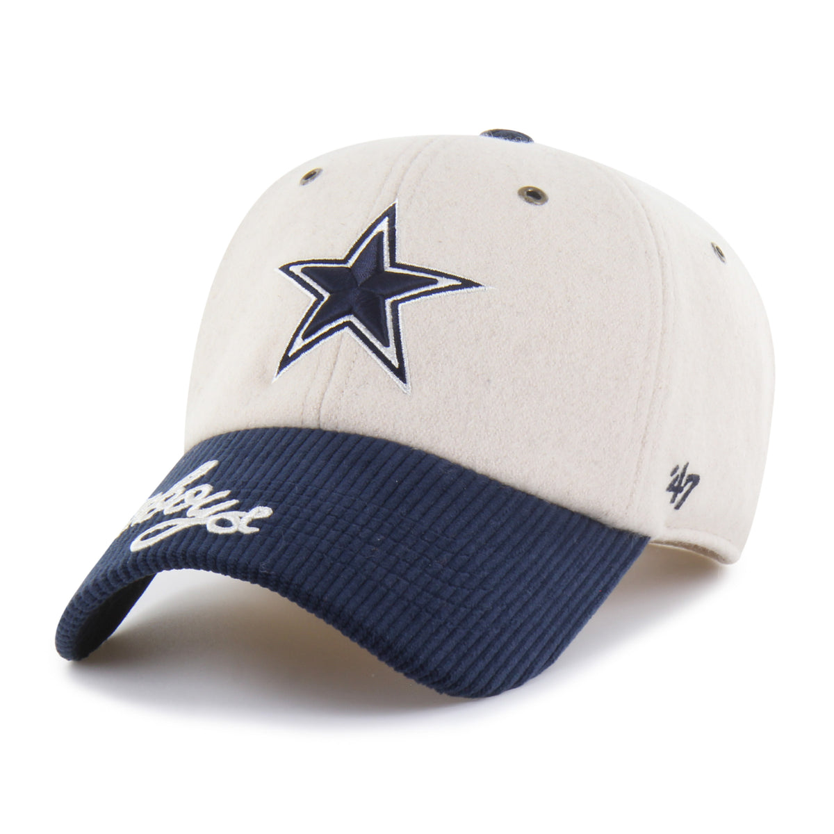 DALLAS COWBOYS ROPE SCRIPT TWO TONE '47 WOMEN'S CLEAN UP