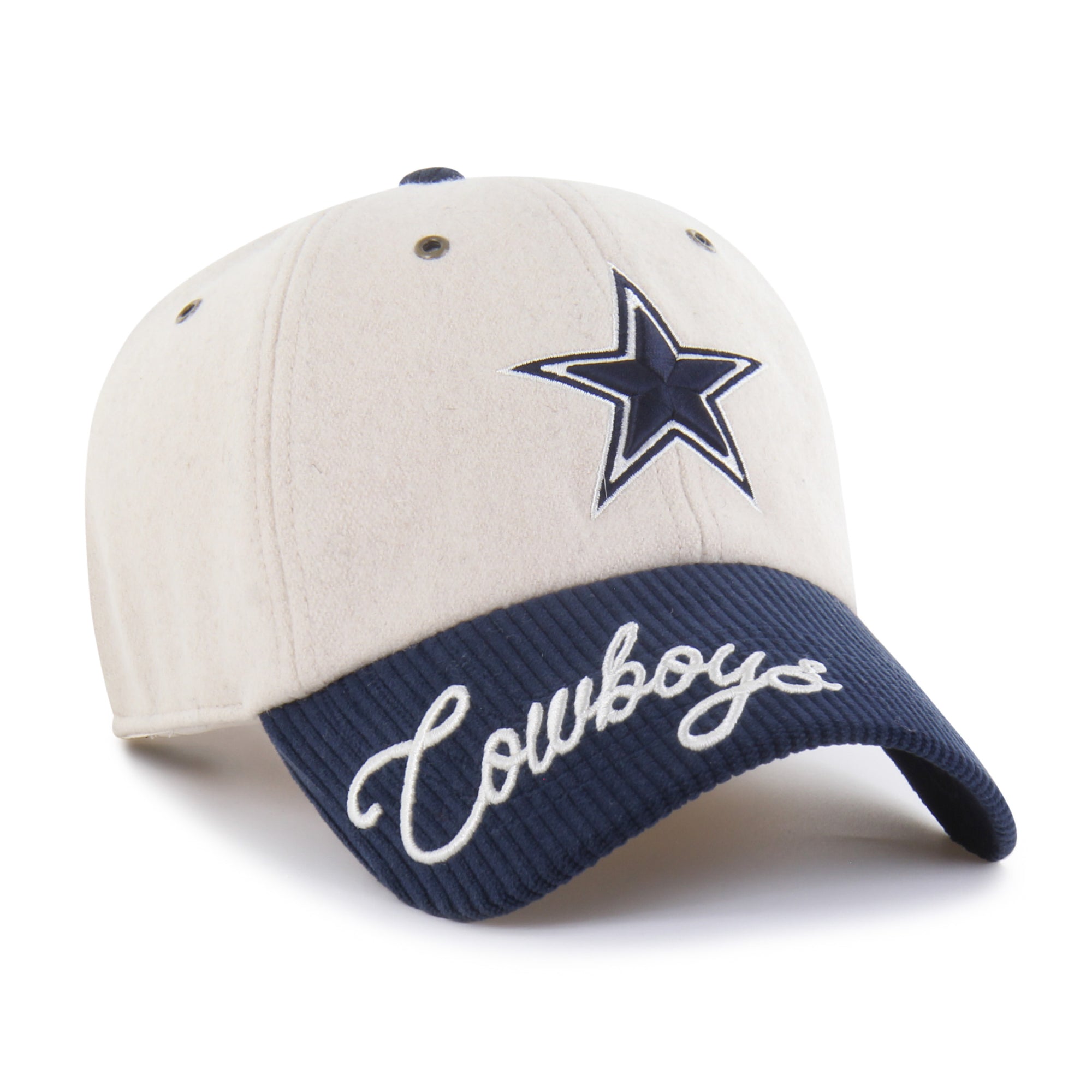 DALLAS COWBOYS ROPE SCRIPT TWO TONE '47 WOMEN'S CLEAN UP