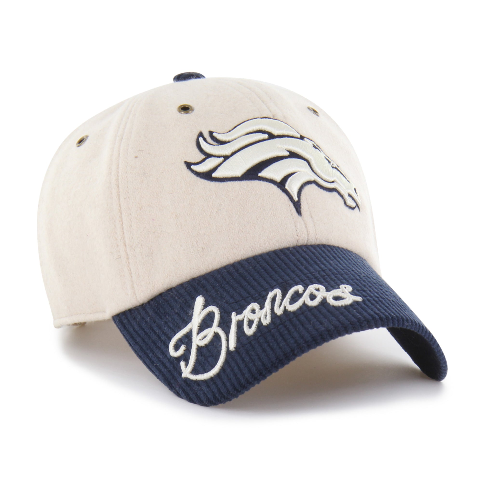 DENVER BRONCOS ROPE SCRIPT TWO TONE '47 CLEAN UP