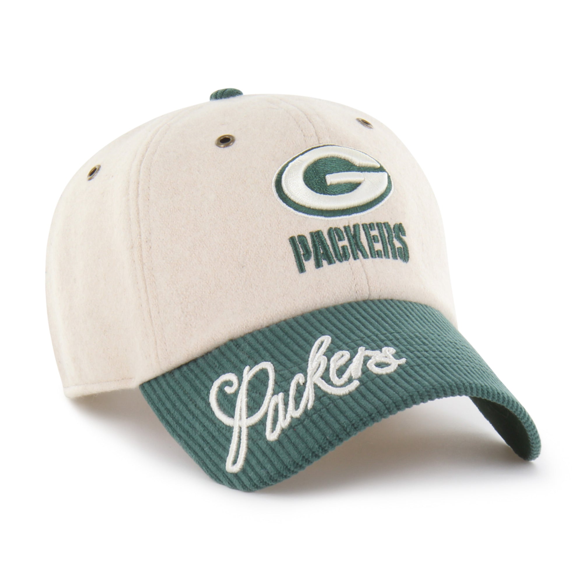 GREEN BAY PACKERS ROPE SCRIPT TWO TONE '47 WOMEN'S CLEAN UP