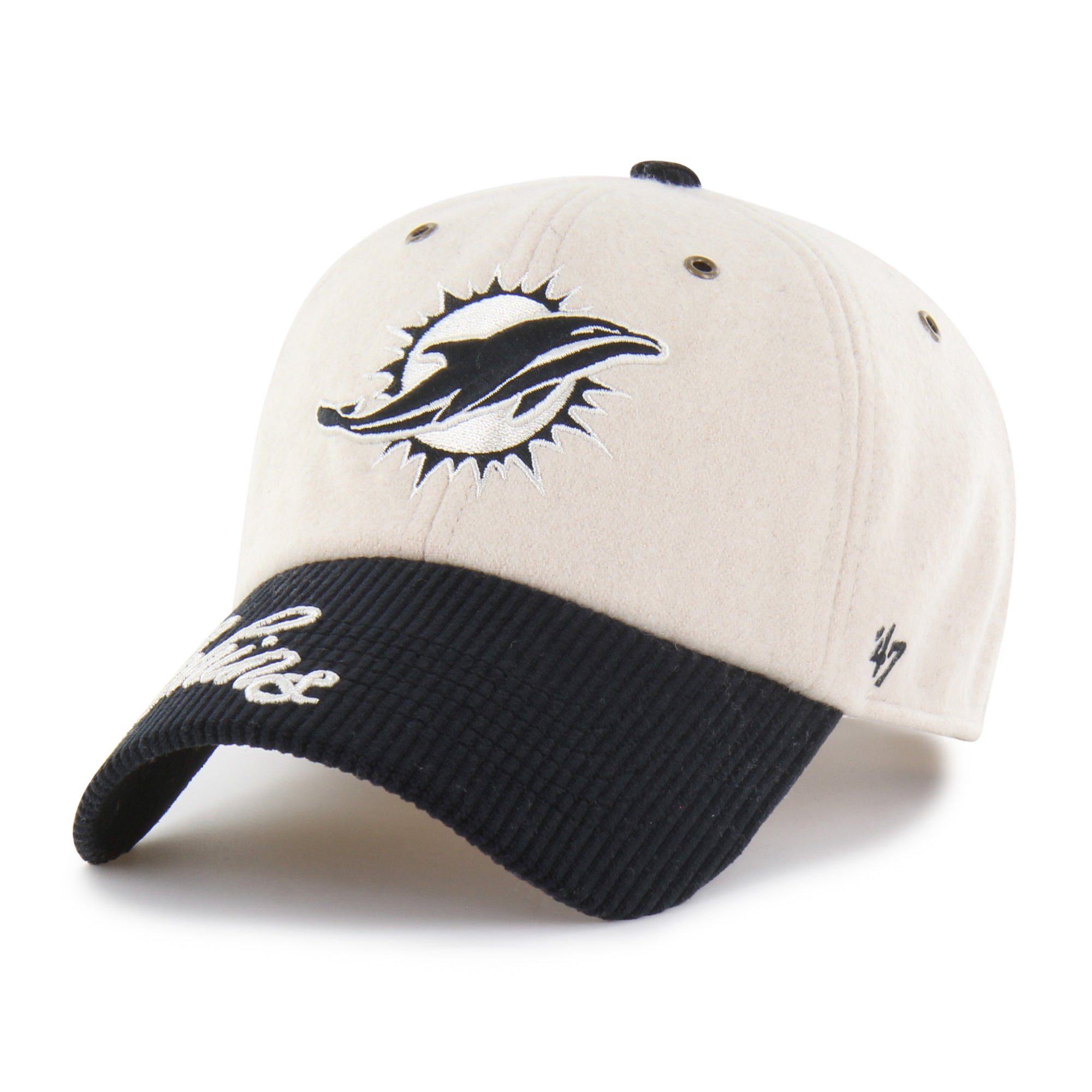 MIAMI DOLPHINS ROPE SCRIPT TWO TONE '47 WOMEN'S CLEAN UP