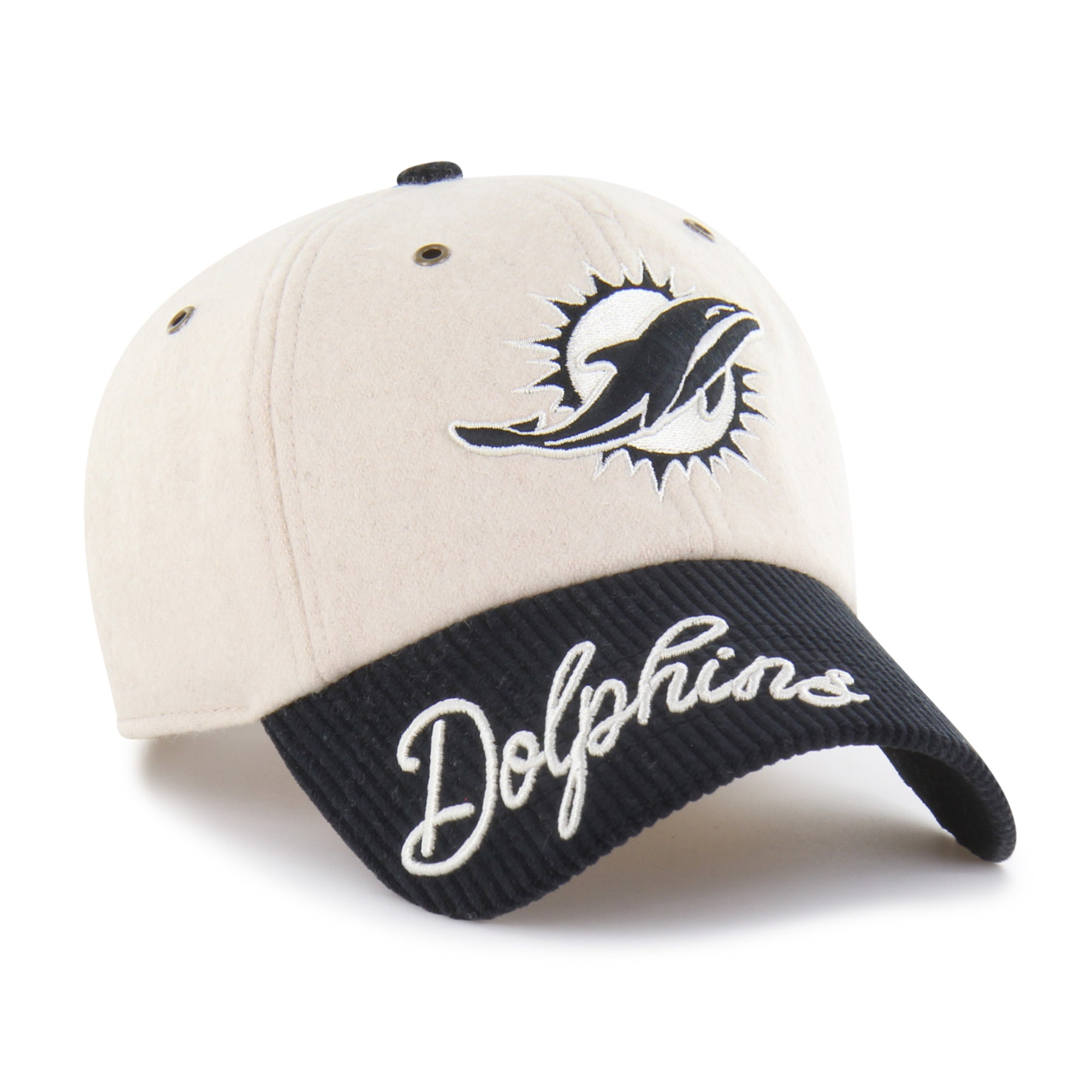 MIAMI DOLPHINS ROPE SCRIPT TWO TONE '47 WOMEN'S CLEAN UP