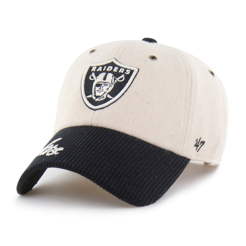 LAS VEGAS RAIDERS ROPE SCRIPT TWO TONE '47 WOMEN'S CLEAN UP