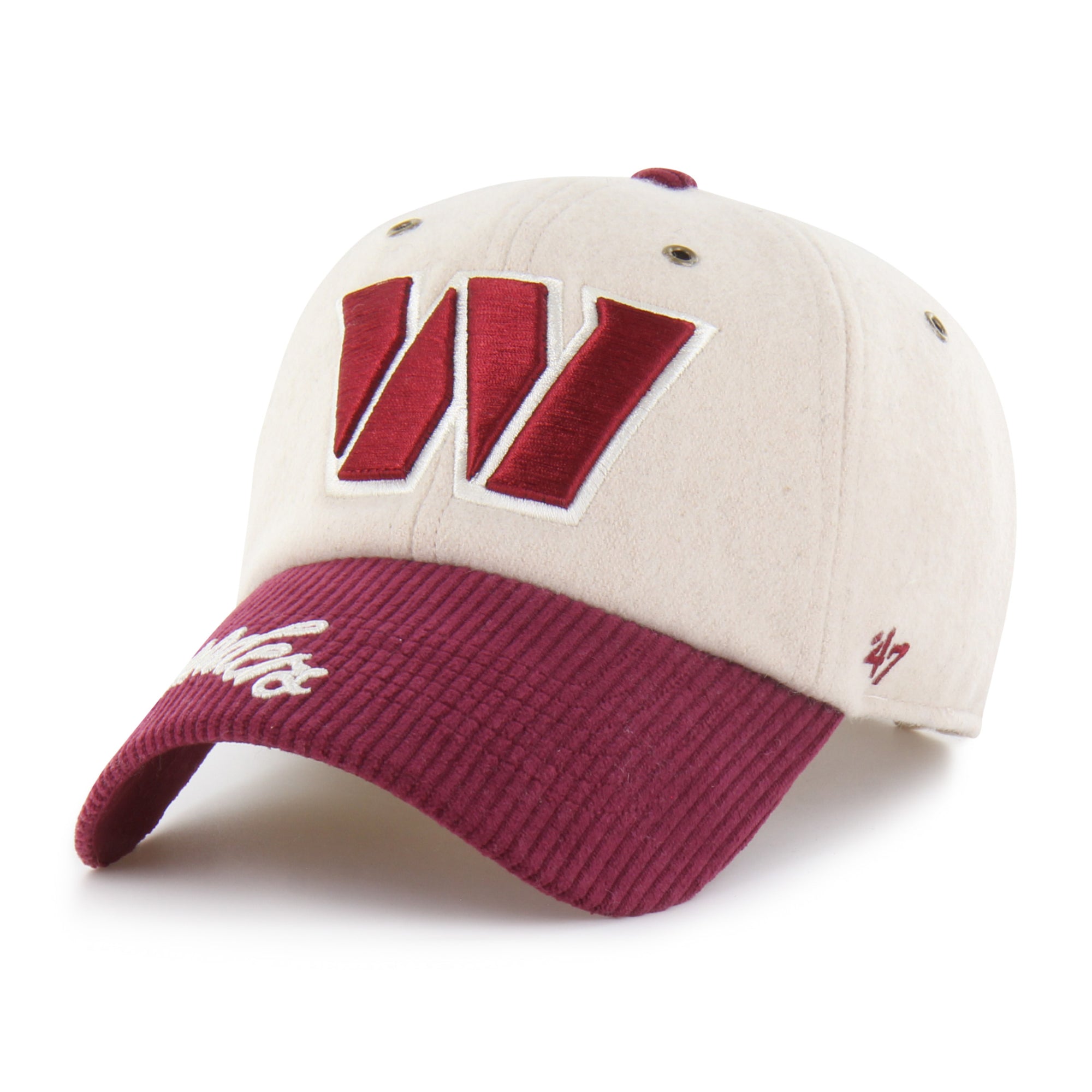 WASHINGTON COMMANDERS ROPE SCRIPT TWO TONE '47 WOMEN'S CLEAN UP