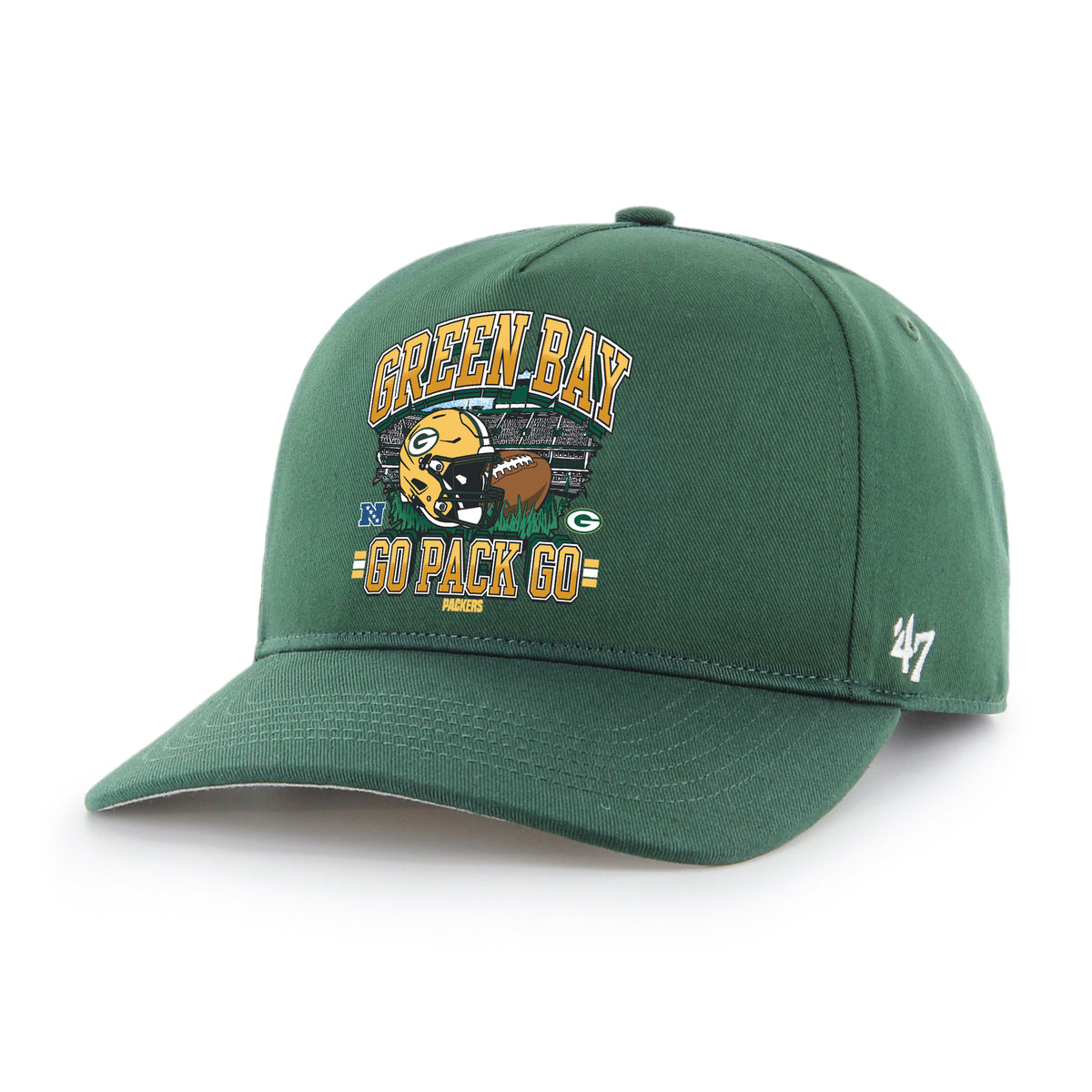 GREEN BAY PACKERS SCREEN GRAPHIC '47 HITCH RF RELAXED FIT