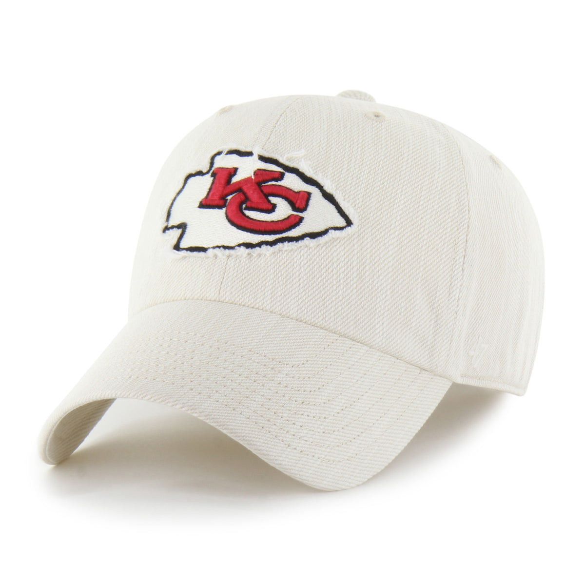 KANSAS CITY CHIEFS SLUB TWILL 47 CLEAN UP
