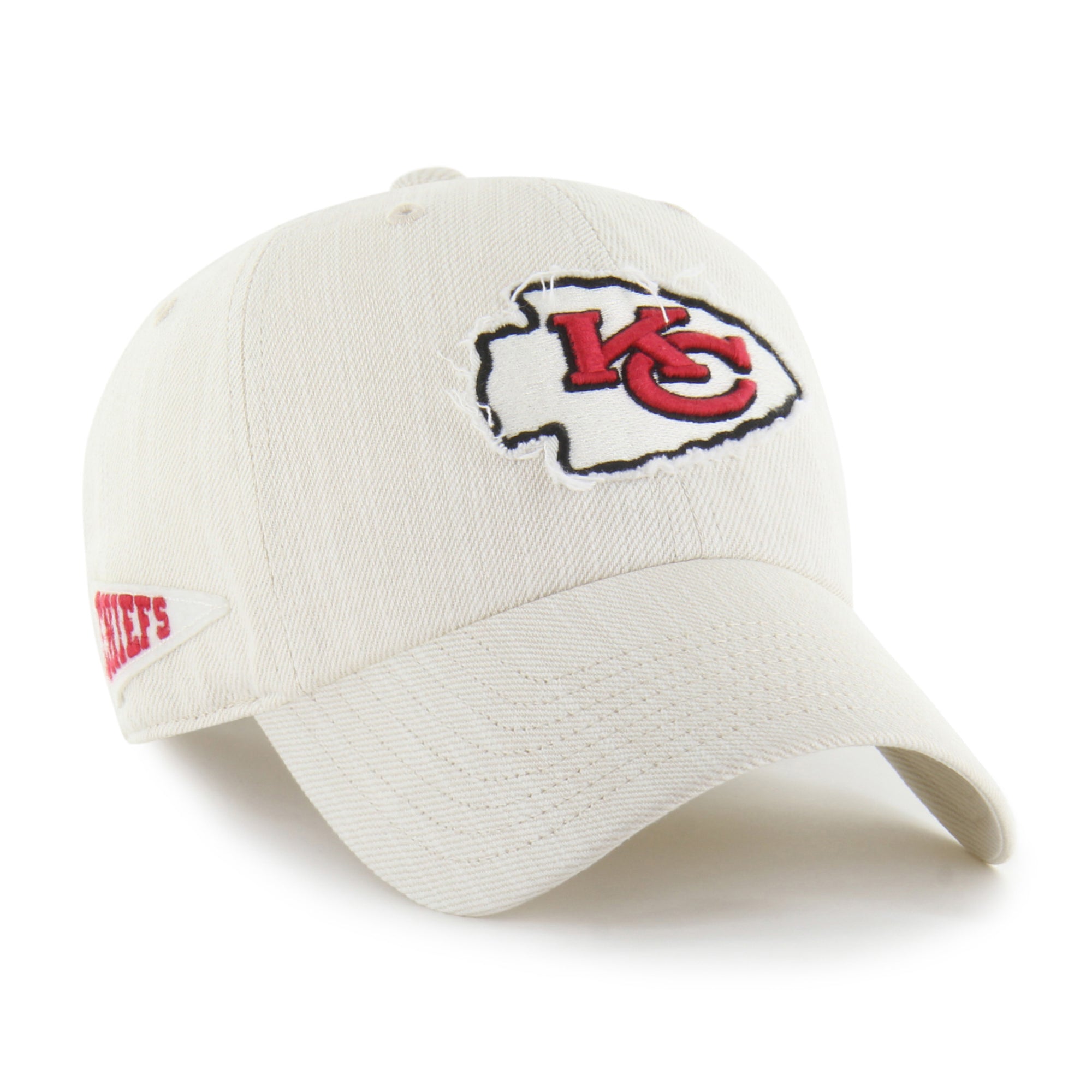 KANSAS CITY CHIEFS SLUB TWILL 47 CLEAN UP
