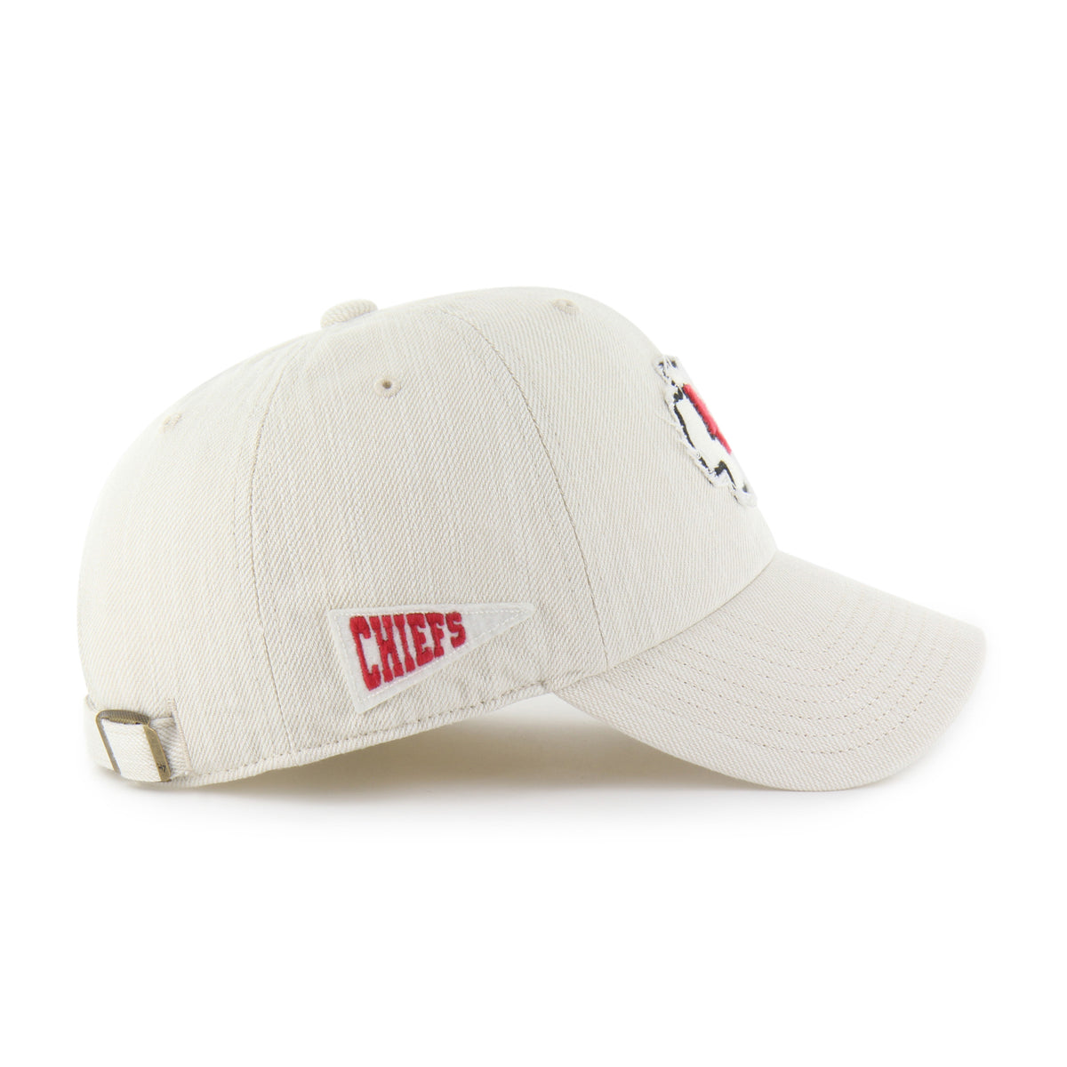 KANSAS CITY CHIEFS SLUB TWILL 47 CLEAN UP