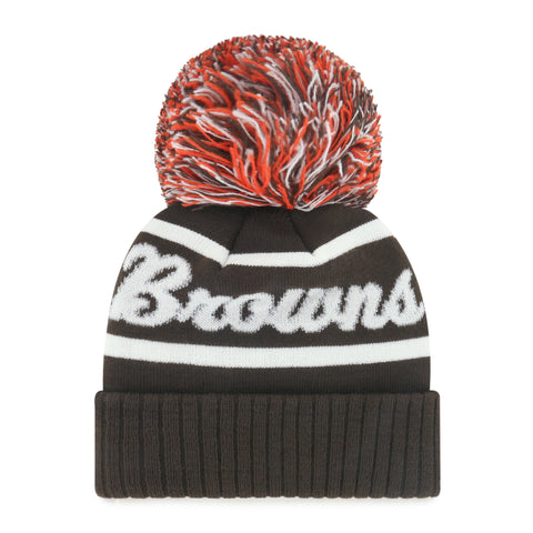 CLEVELAND BROWNS SPIRITED '47 CUFF KNIT WOMENS