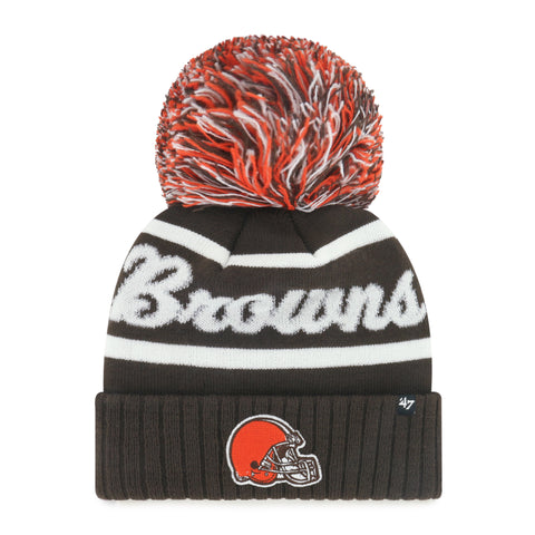 CLEVELAND BROWNS SPIRITED '47 CUFF KNIT WOMENS