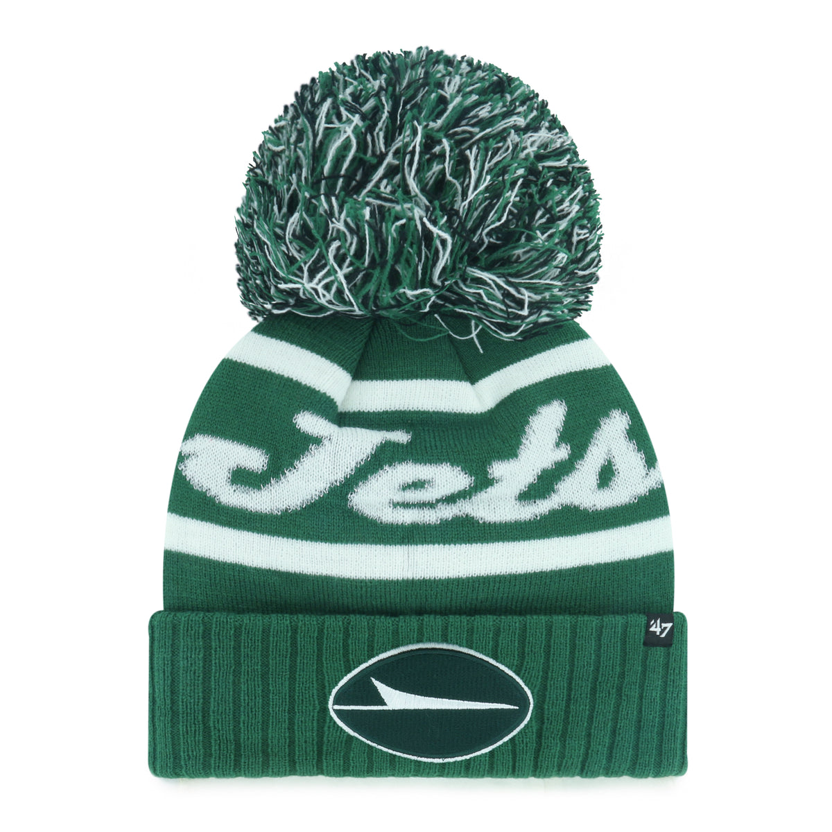 NEW YORK JETS SPIRITED '47 CUFF KNIT WOMENS