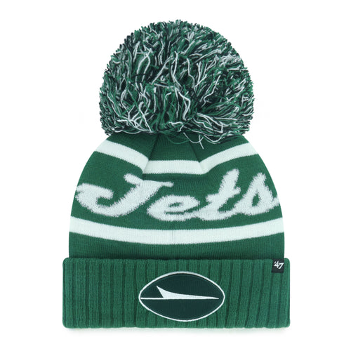 NEW YORK JETS SPIRITED '47 CUFF KNIT WOMENS