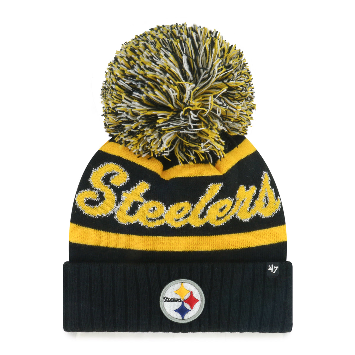 PITTSBURGH STEELERS SPIRITED '47 CUFF KNIT WOMENS