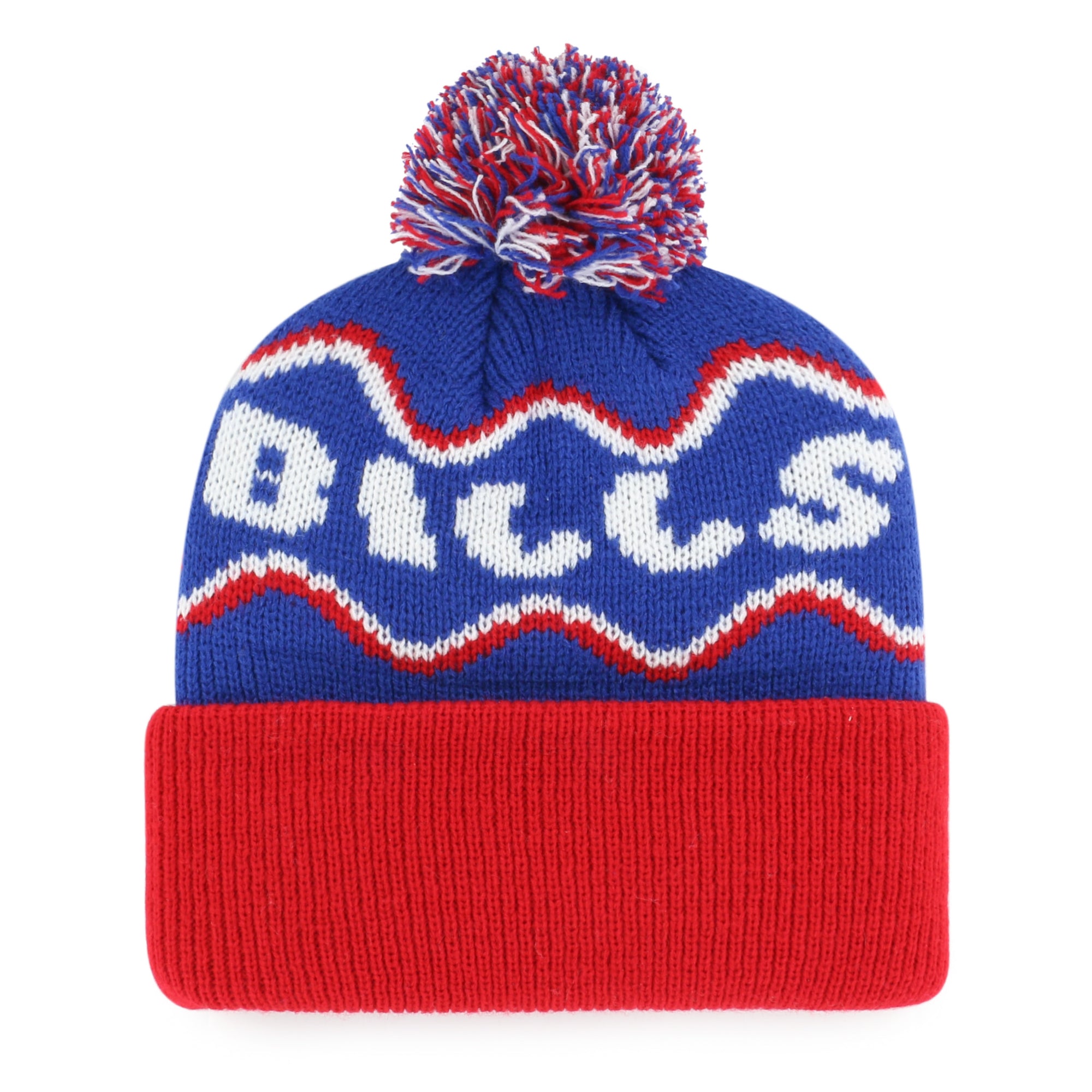 BUFFALO BILLS SQUIGGLE SCRIPT '47 KID'S CUFF KNIT