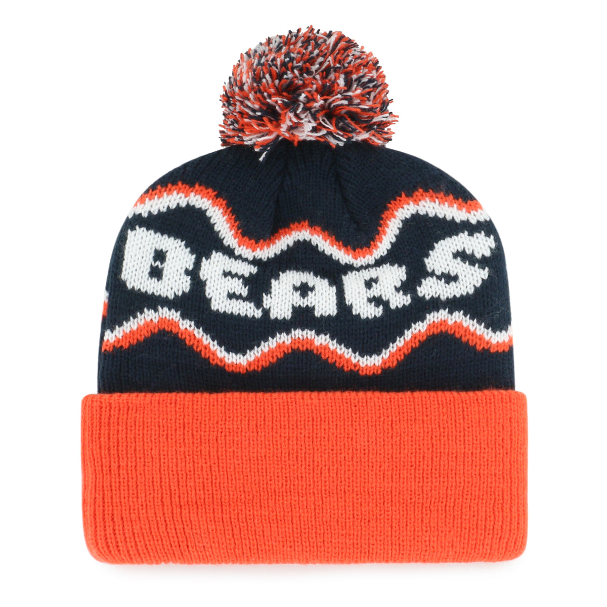 CHICAGO BEARS SQUIGGLE SCRIPT '47 KID'S CUFF KNIT